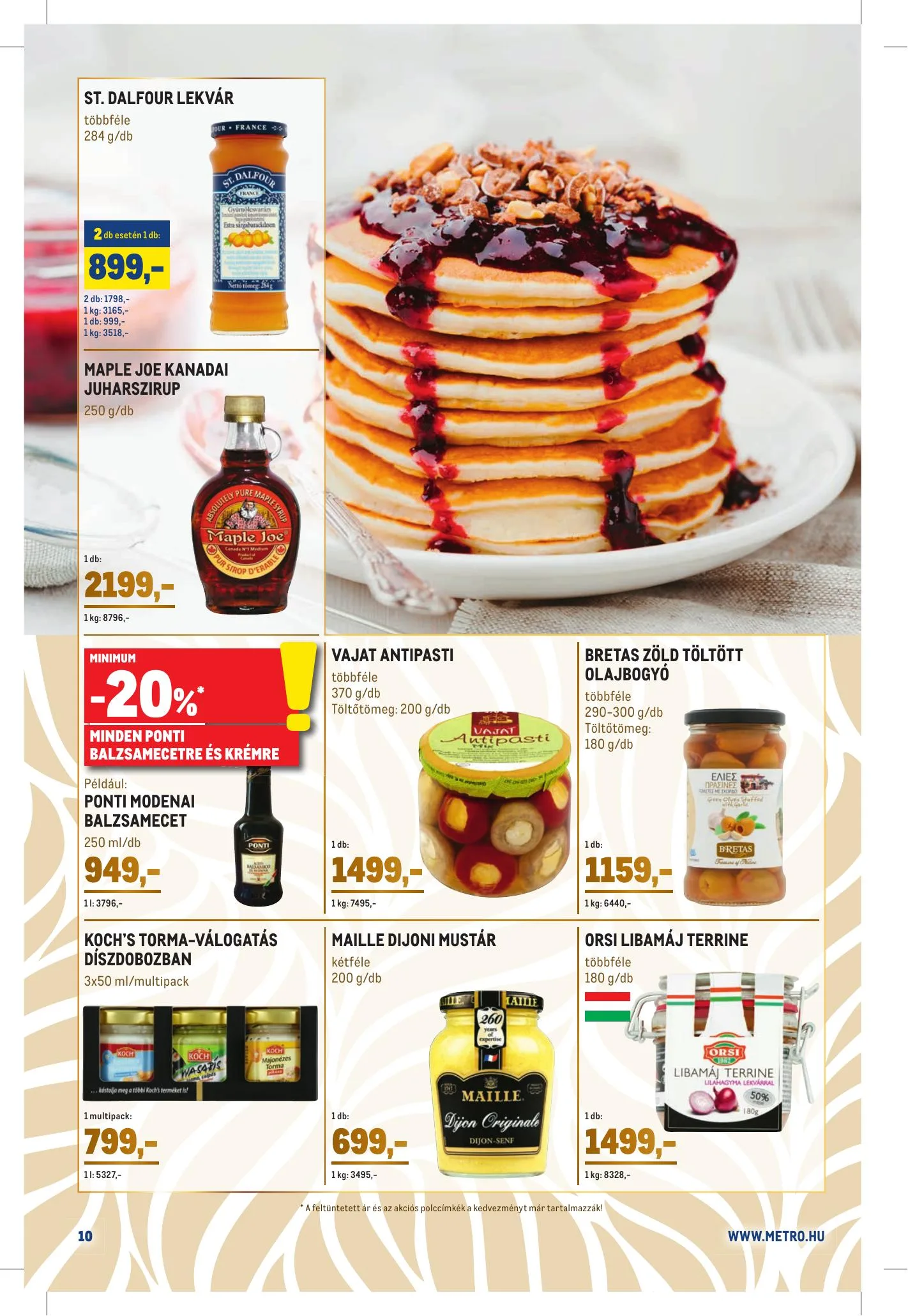 Metro akciós újság Husveti Gourmet katalógus 03.03–04.06 – 10. oldal