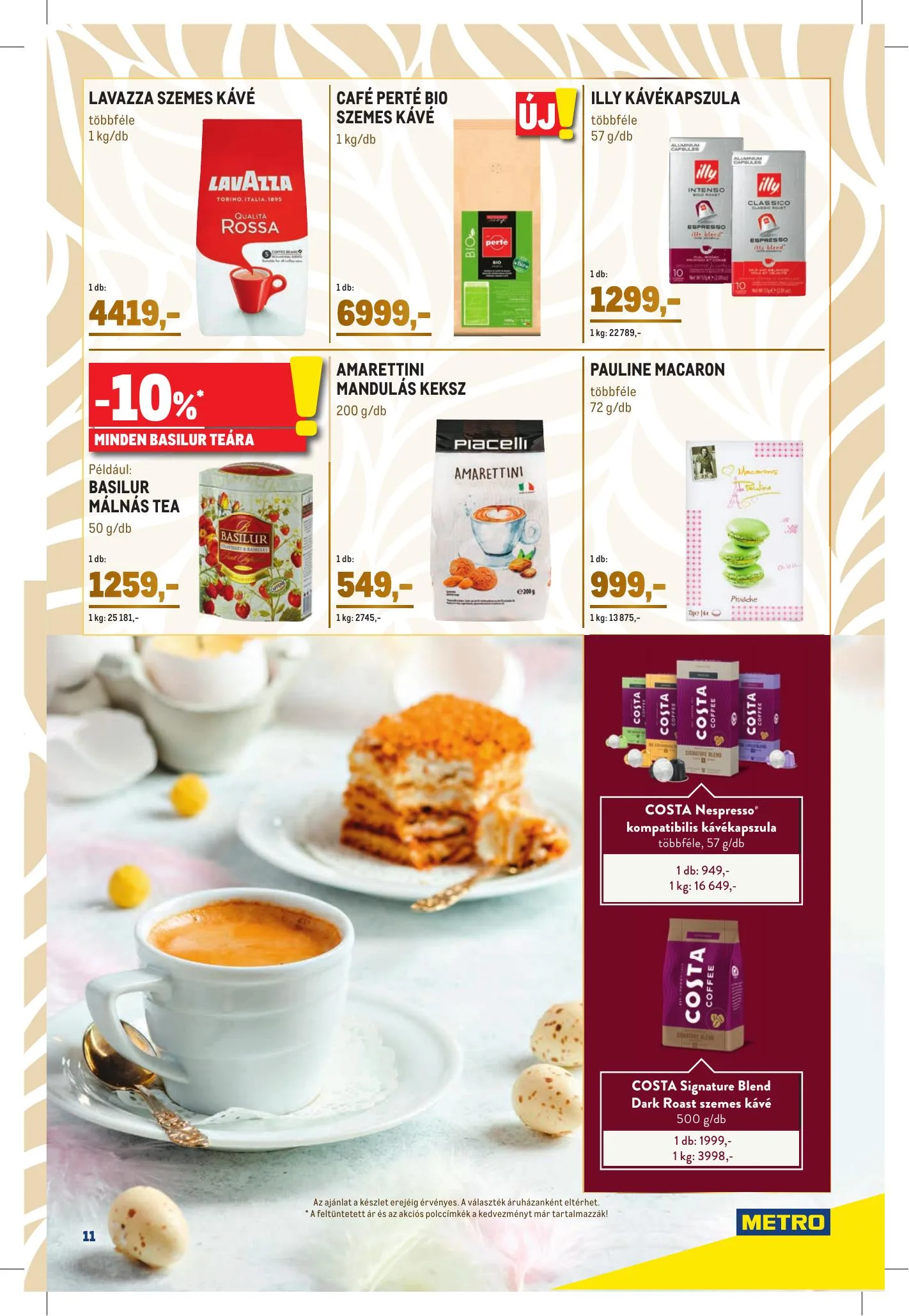 Metro akciós újság Husveti Gourmet katalógus 03.03–04.06 – 11. oldal