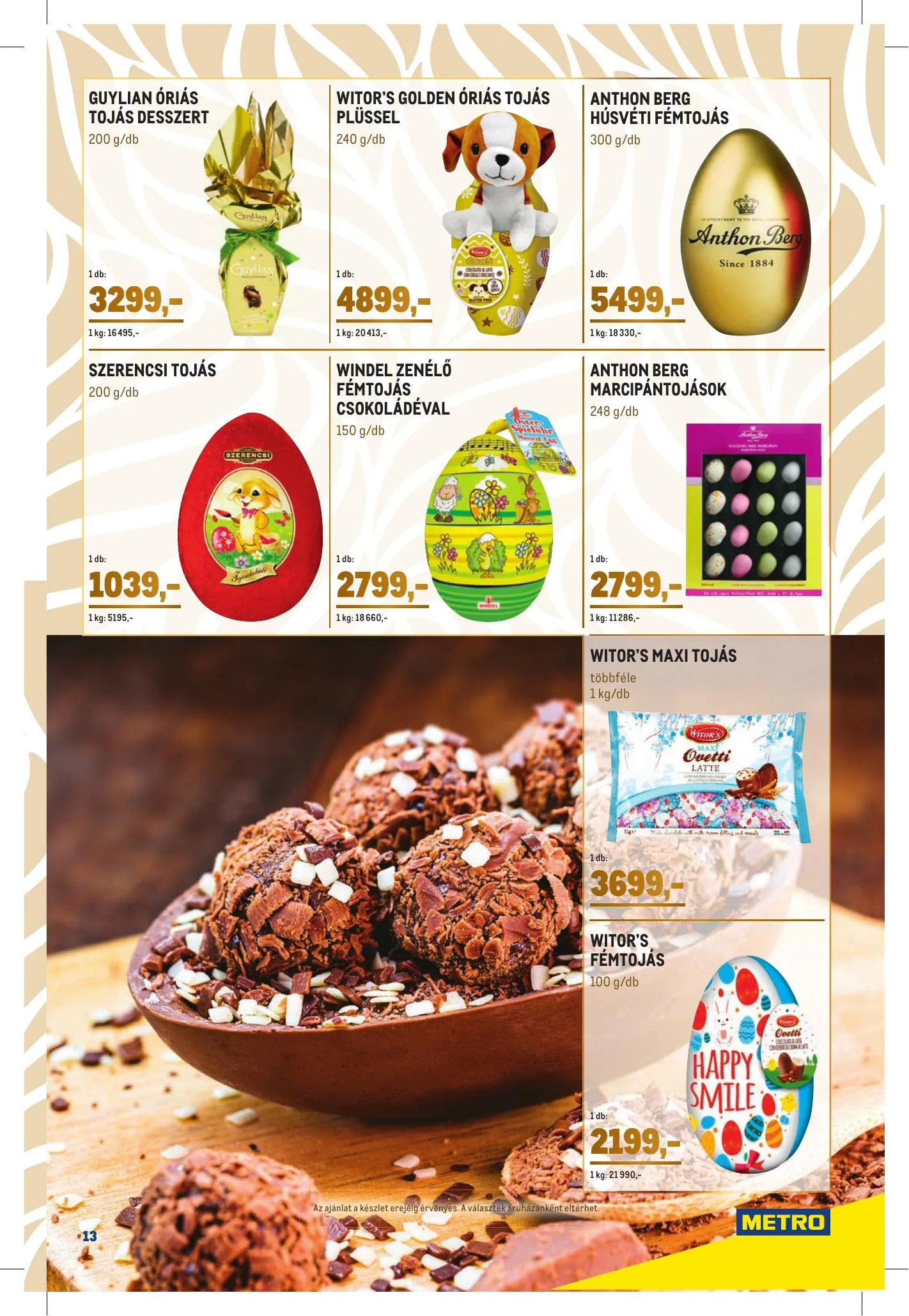 Metro akciós újság Husveti Gourmet katalógus 03.03–04.06 – 13. oldal