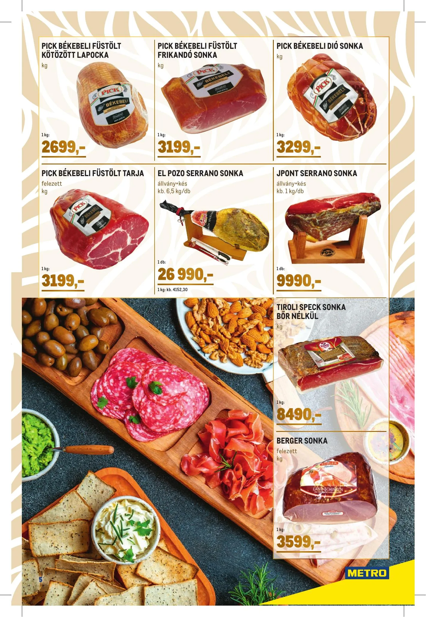 Metro akciós újság Husveti Gourmet katalógus 03.03–04.06 – 5. oldal