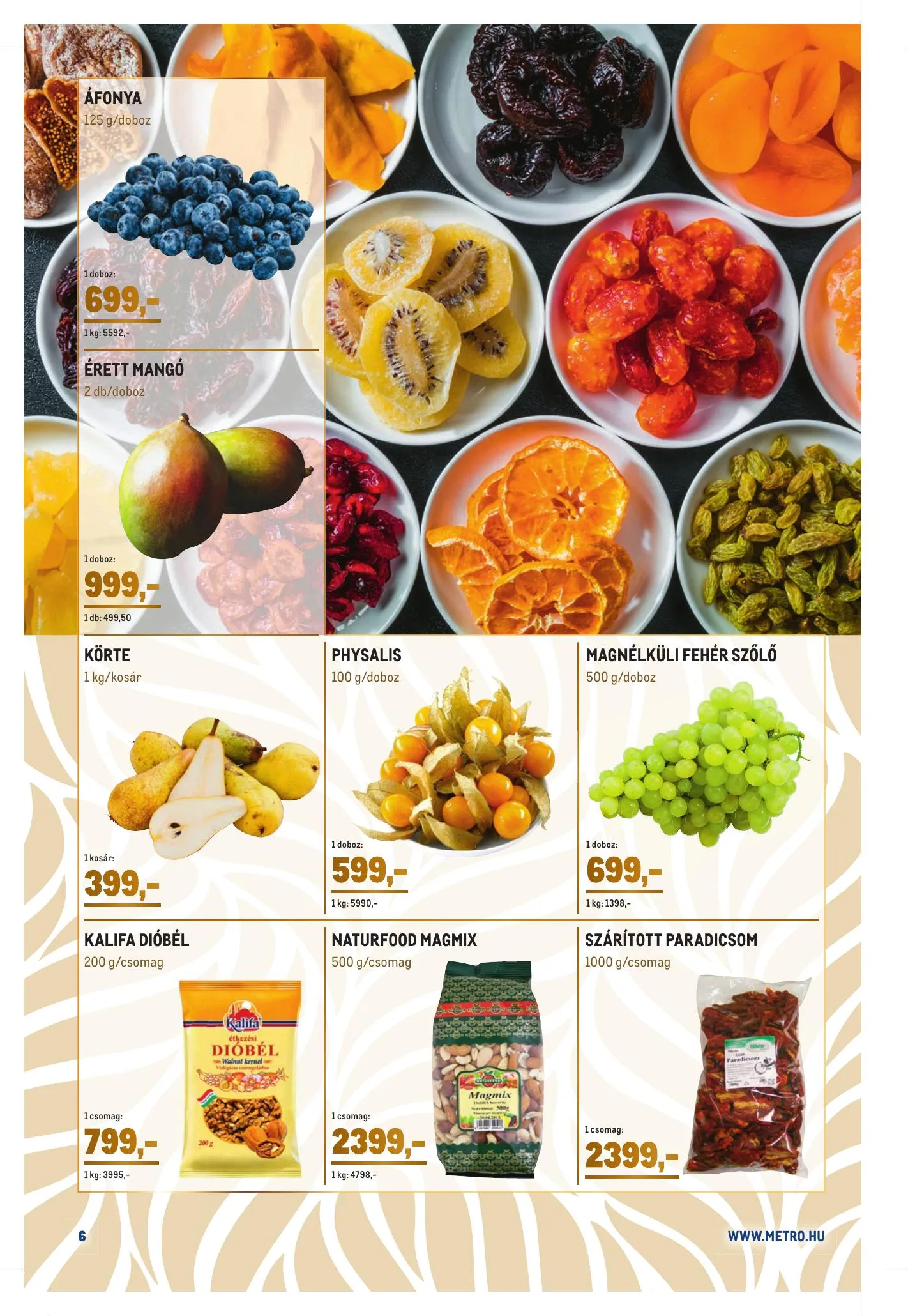 Metro akciós újság Husveti Gourmet katalógus 03.03–04.06 – 6. oldal