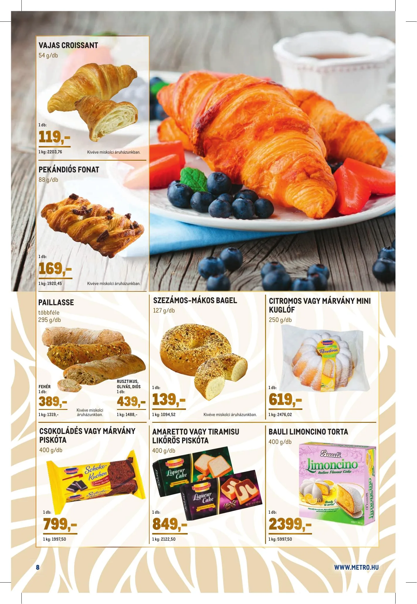 Metro akciós újság Husveti Gourmet katalógus 03.03–04.06 – 8. oldal