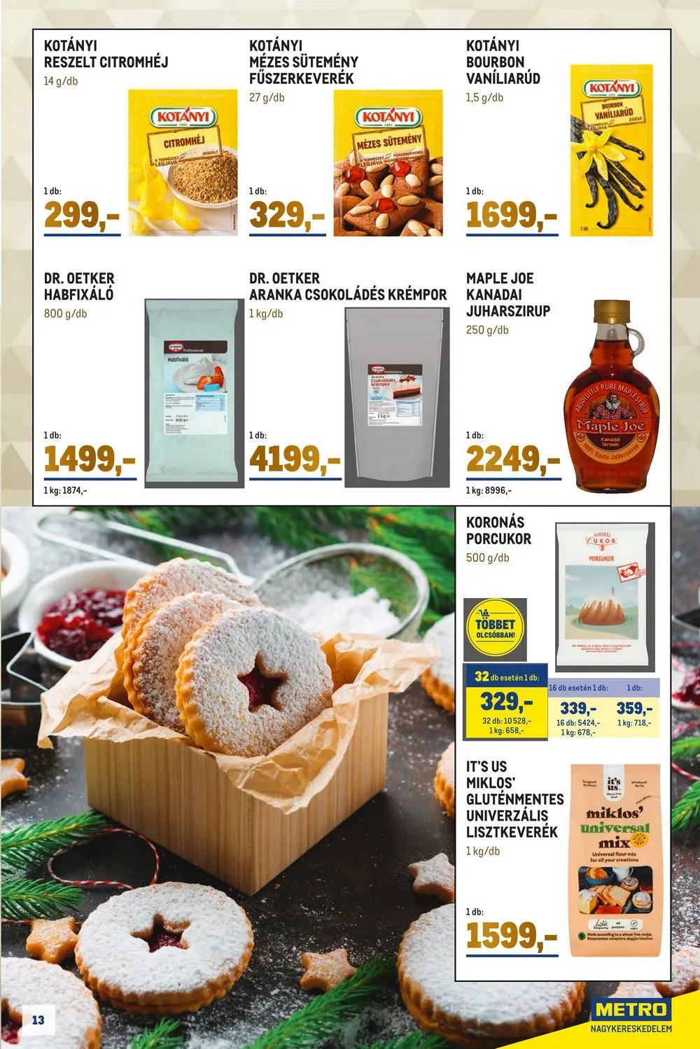 Metro akciós újság Karacsony 12.01–12.24 – 13. oldal