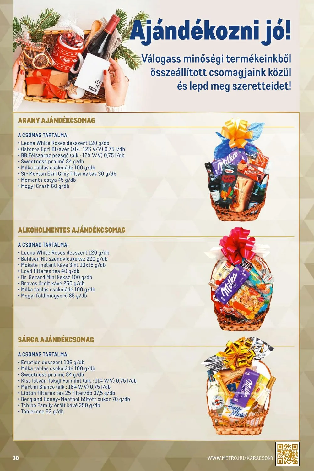 Metro akciós újság Karacsony 12.01–12.24 – 30. oldal
