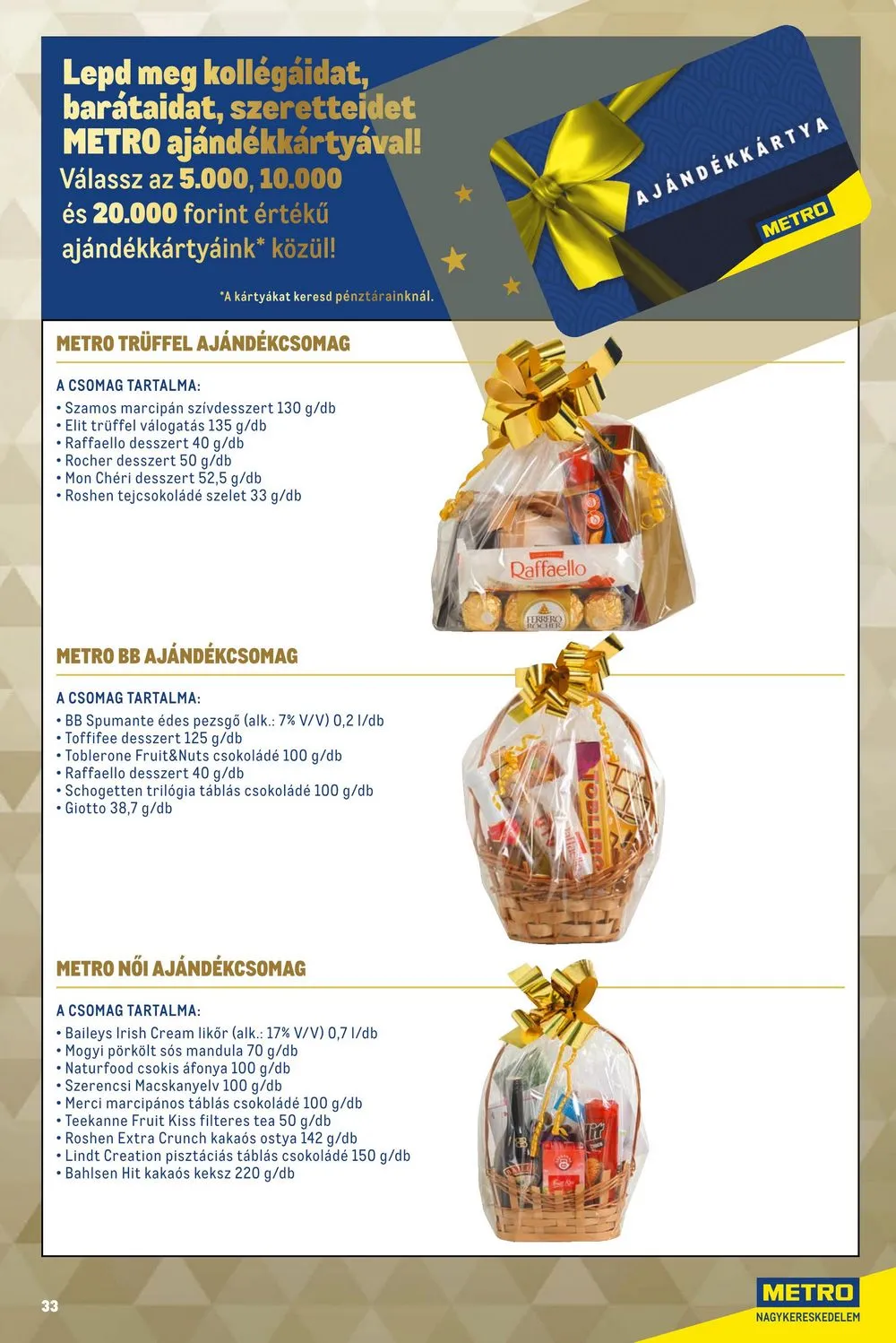 Metro akciós újság Karacsony 12.01–12.24 – 33. oldal