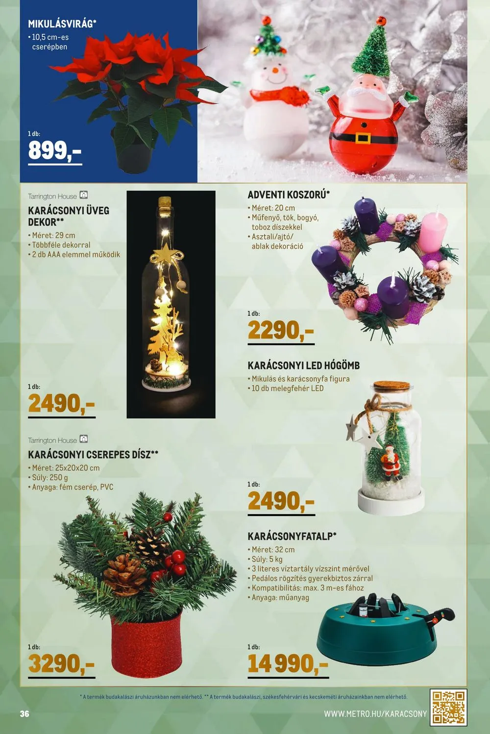 Metro akciós újság Karacsony 12.01–12.24 – 36. oldal