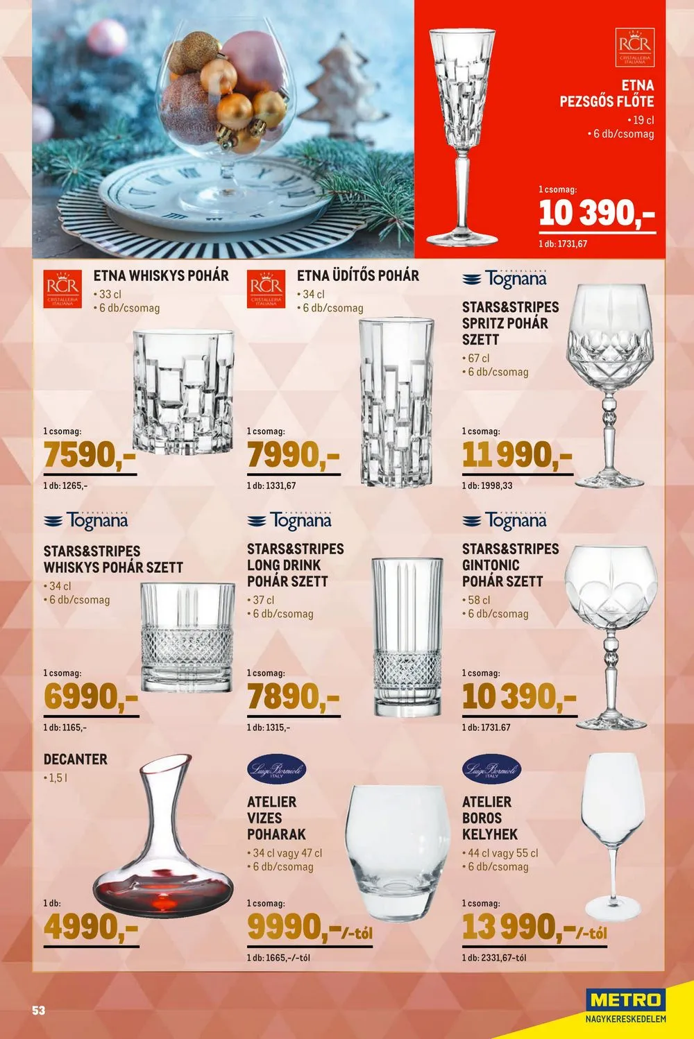 Metro akciós újság Karacsony 12.01–12.24 – 53. oldal