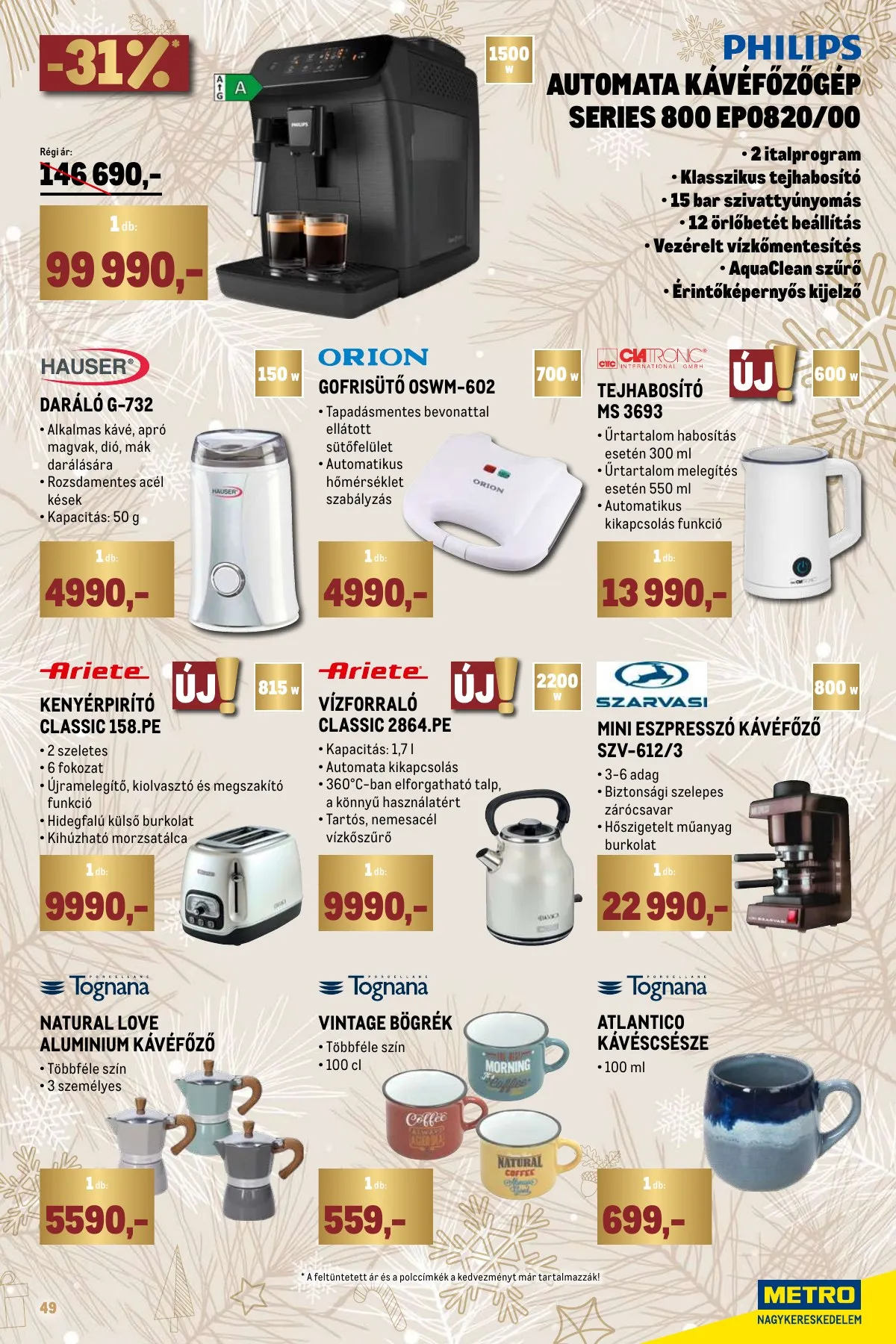 Metro akciós újság Karacsony 11.02–11.30 – 49. oldal