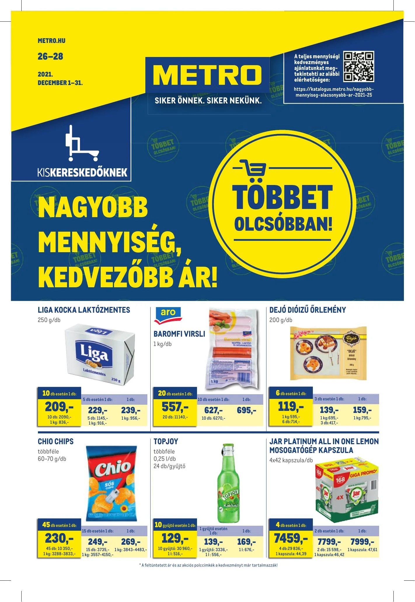 Metro akciós újság Kereskedoknek 12.01–12.31