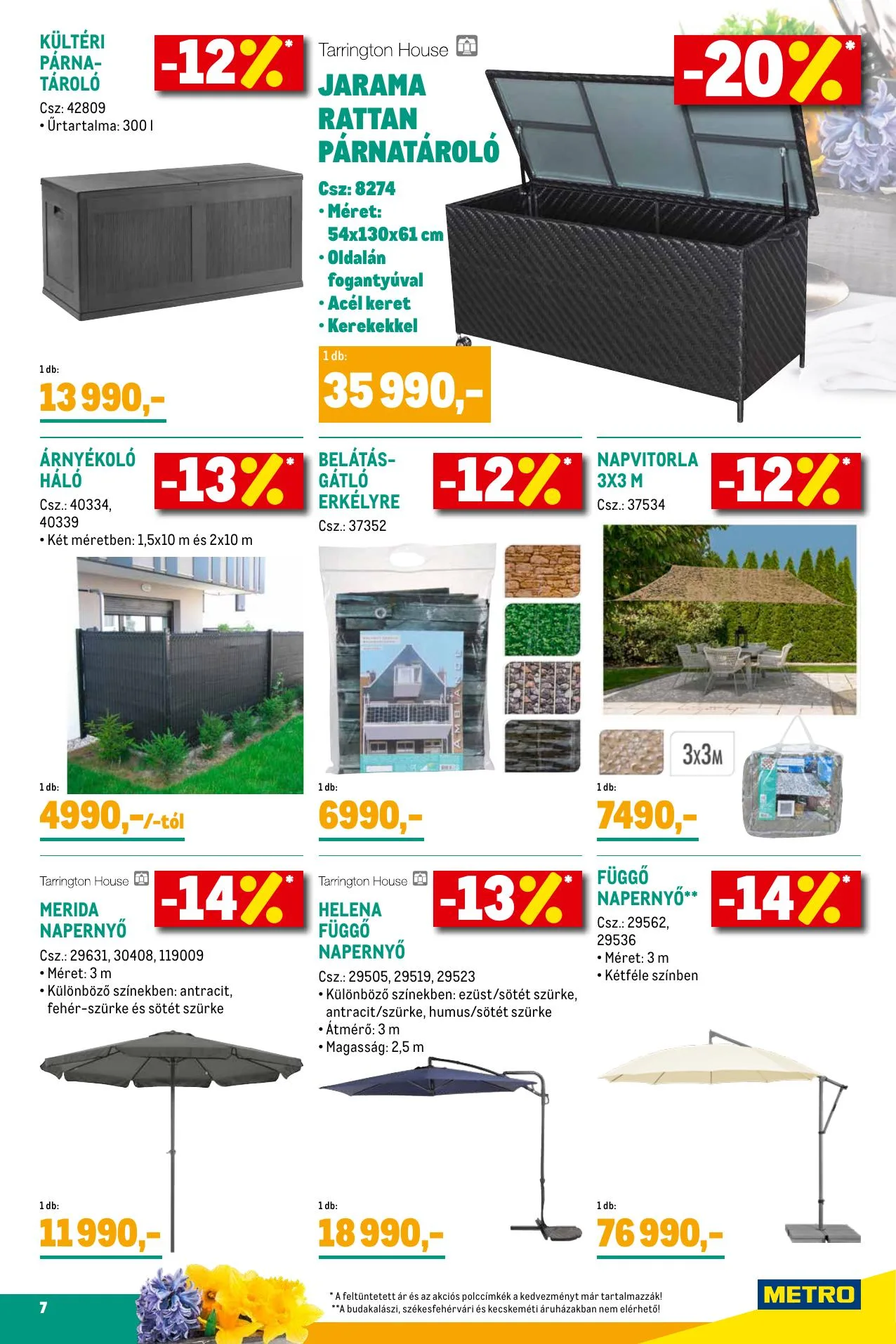 Metro akciós újság Kert 04.07–05.04 – 7. oldal