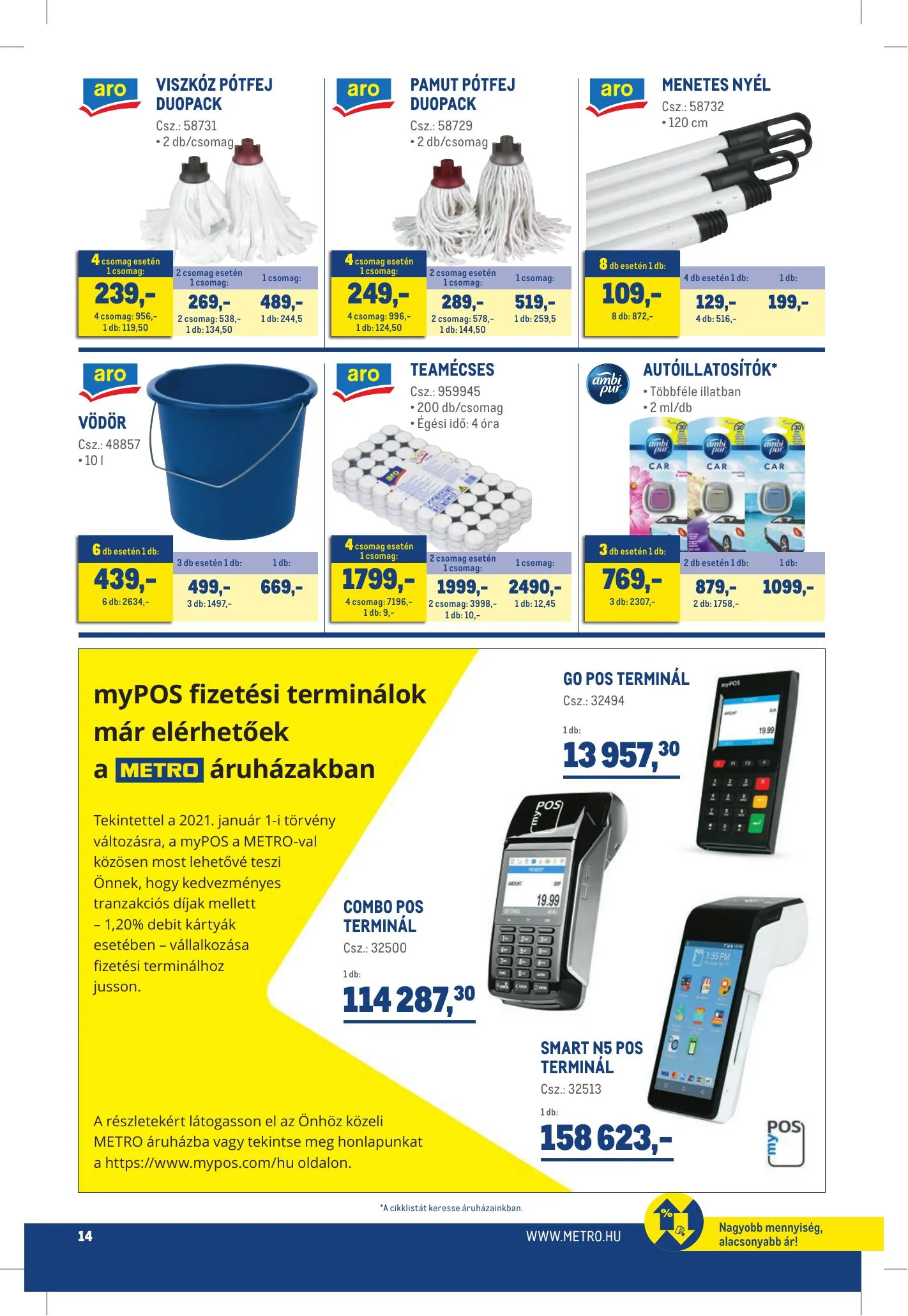 Metro akciós újság Kiskereskedoknek 02.17–03.16 – 14. oldal