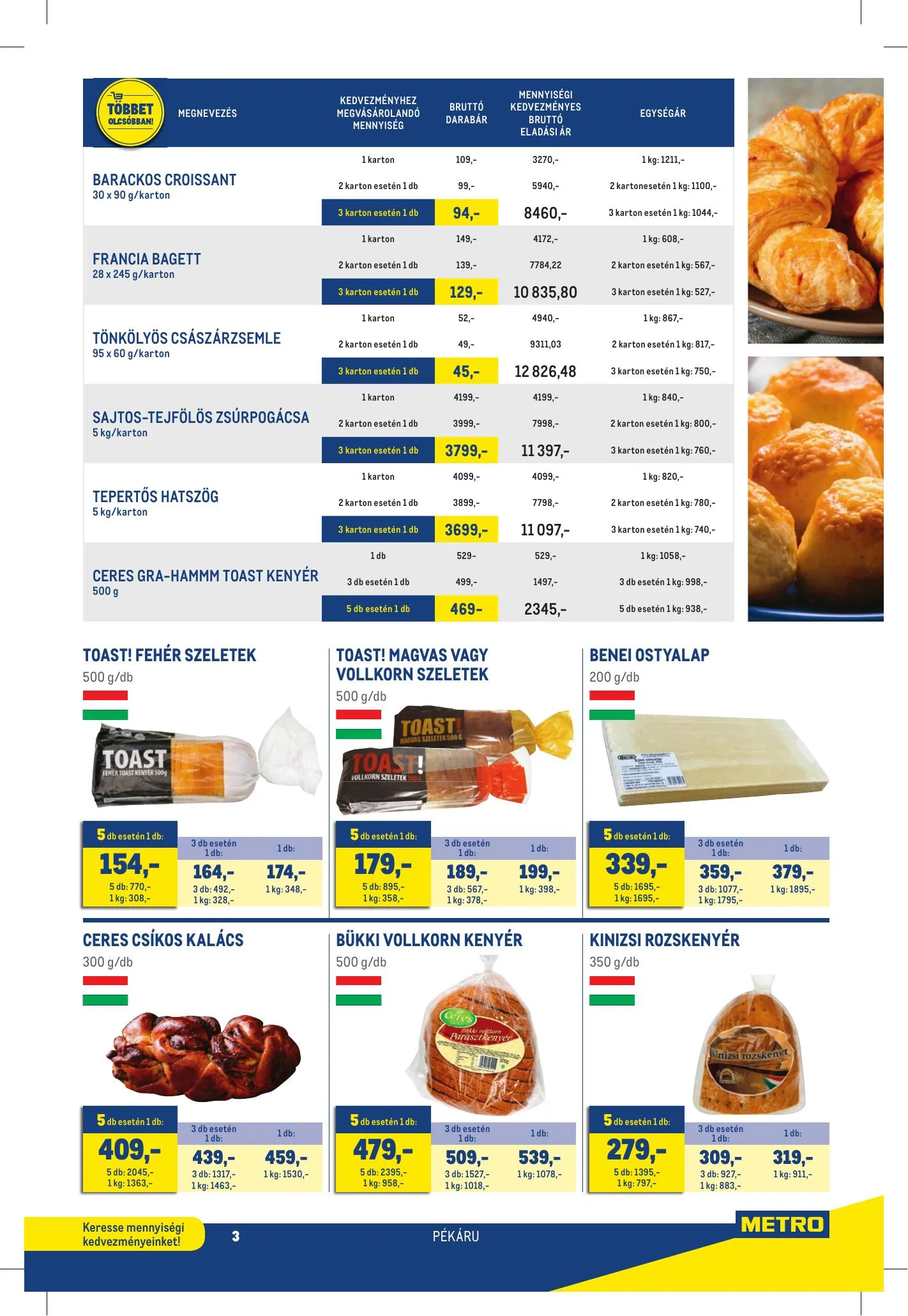 Metro akciós újság Kiskereskedoknek 03.17–04.20 – 3. oldal