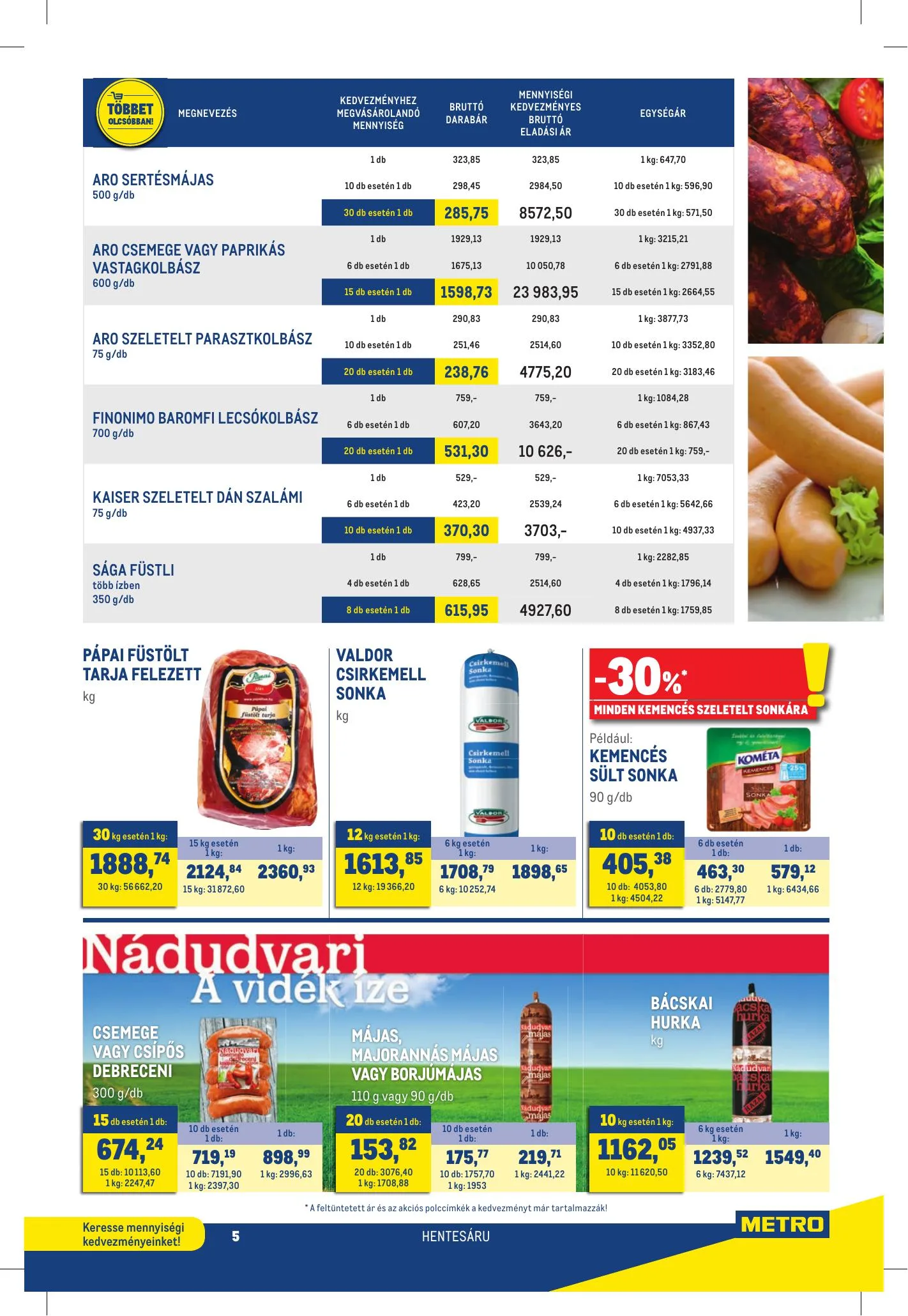 Metro akciós újság Kiskereskedoknek 03.17–04.20 – 5. oldal