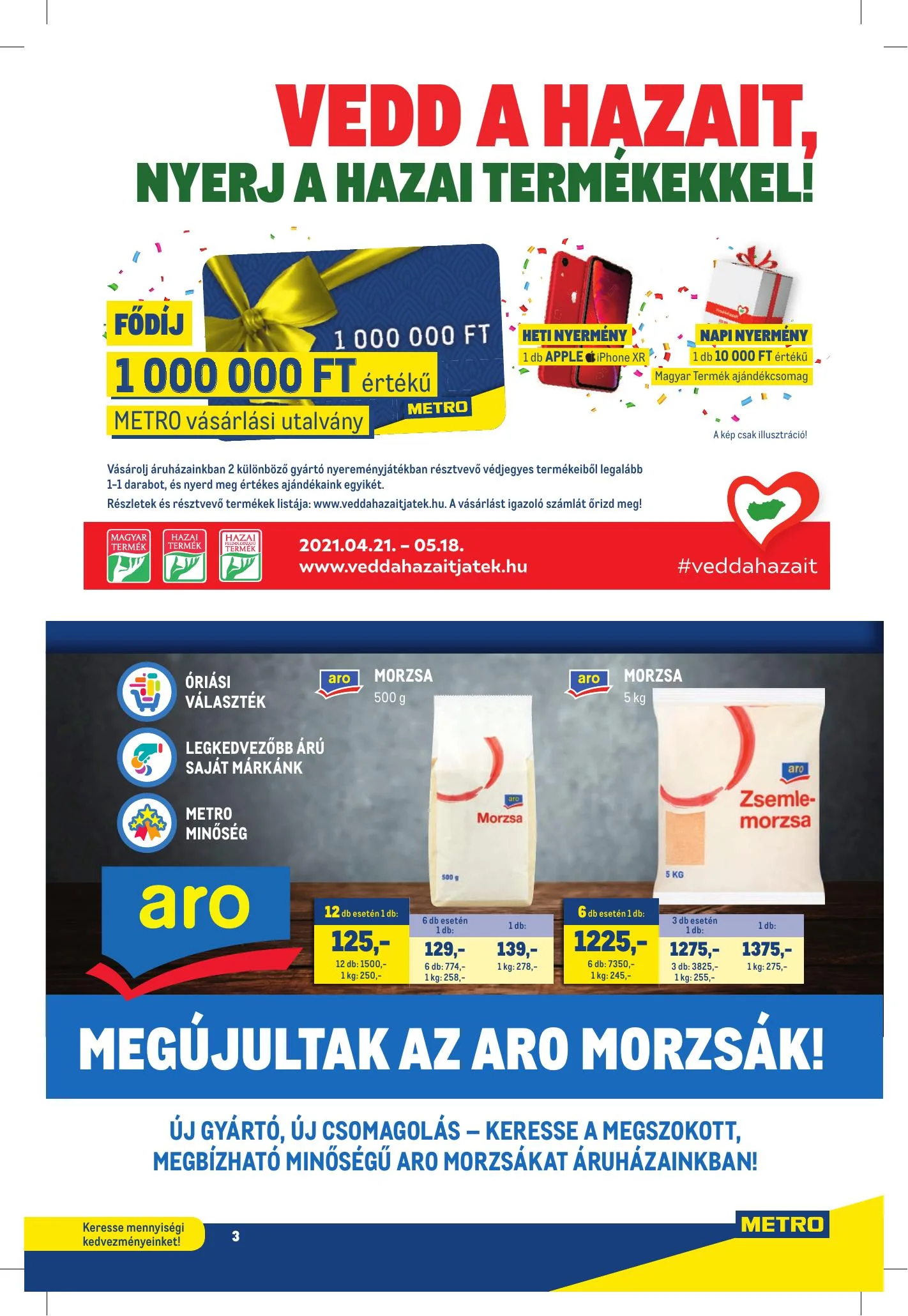 Metro akciós újság Kiskereskedoknek 04.21–05.18 – 3. oldal