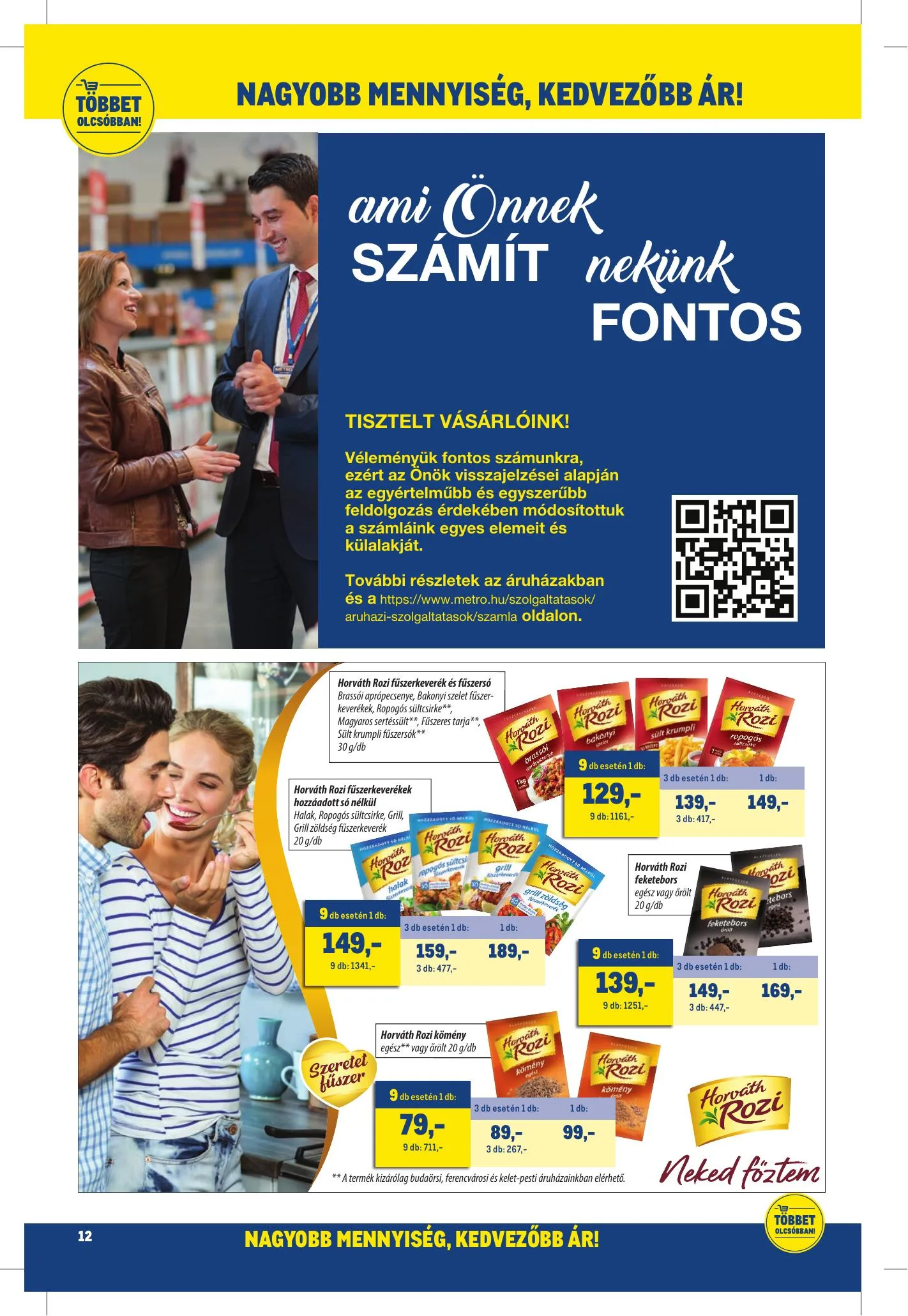 Metro akciós újság Kiskereskedoknek 01.02–01.18 – 12. oldal