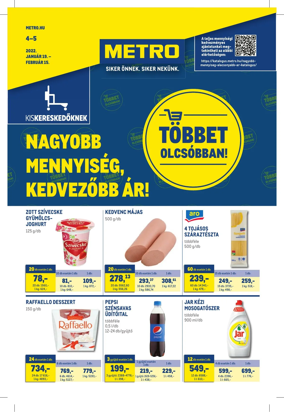 Metro akciós újság Kiskereskedoknek 01.19–01.19