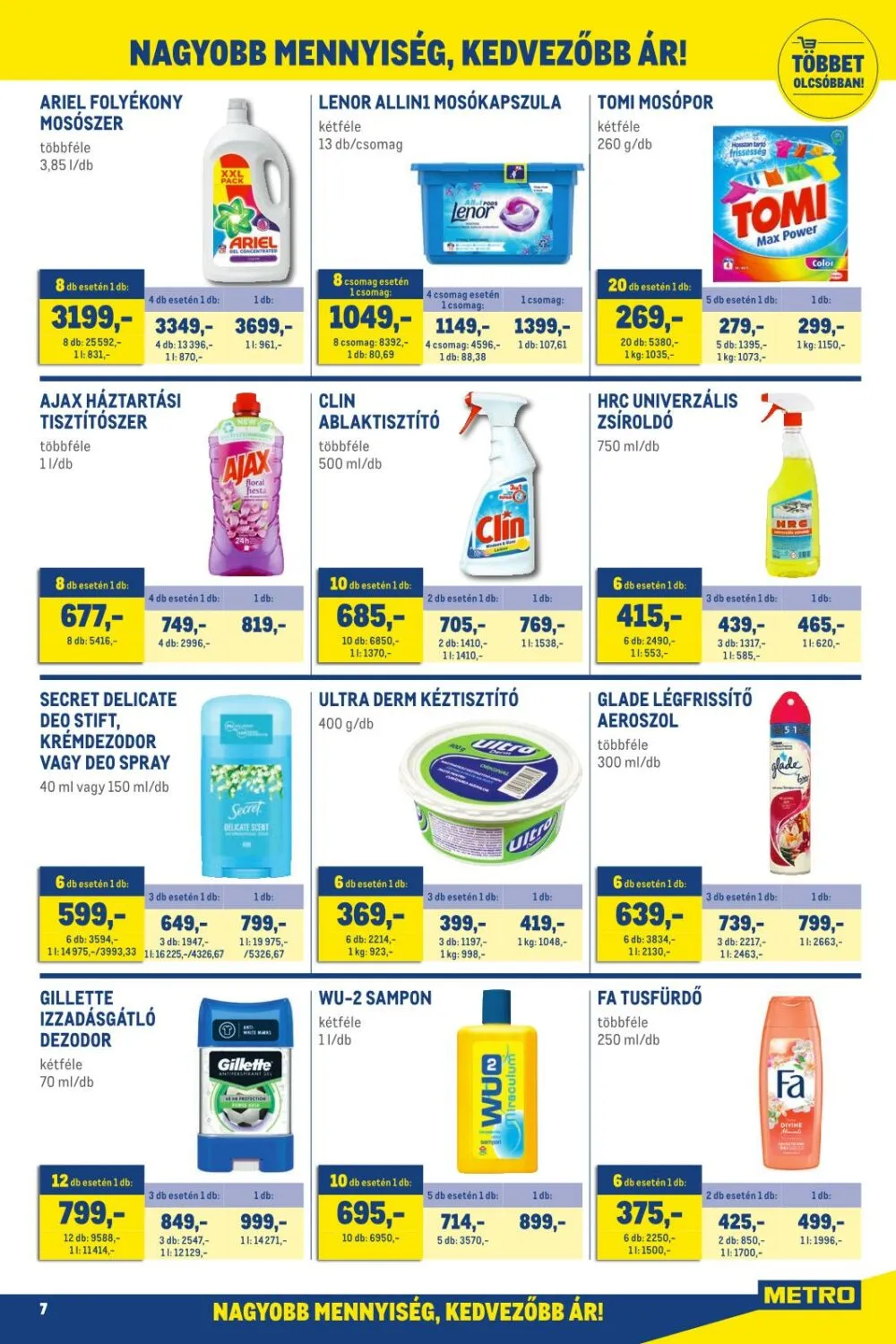 Metro akciós újság Kiskereskedoknek 01.19–02.15 – 7. oldal