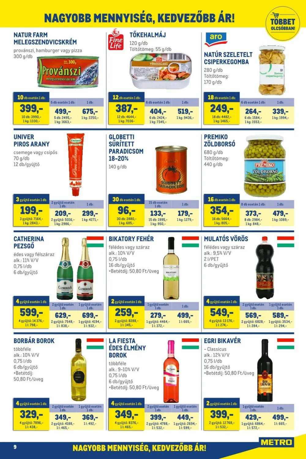 Metro akciós újság Kiskereskedoknek 01.19–02.15 – 9. oldal