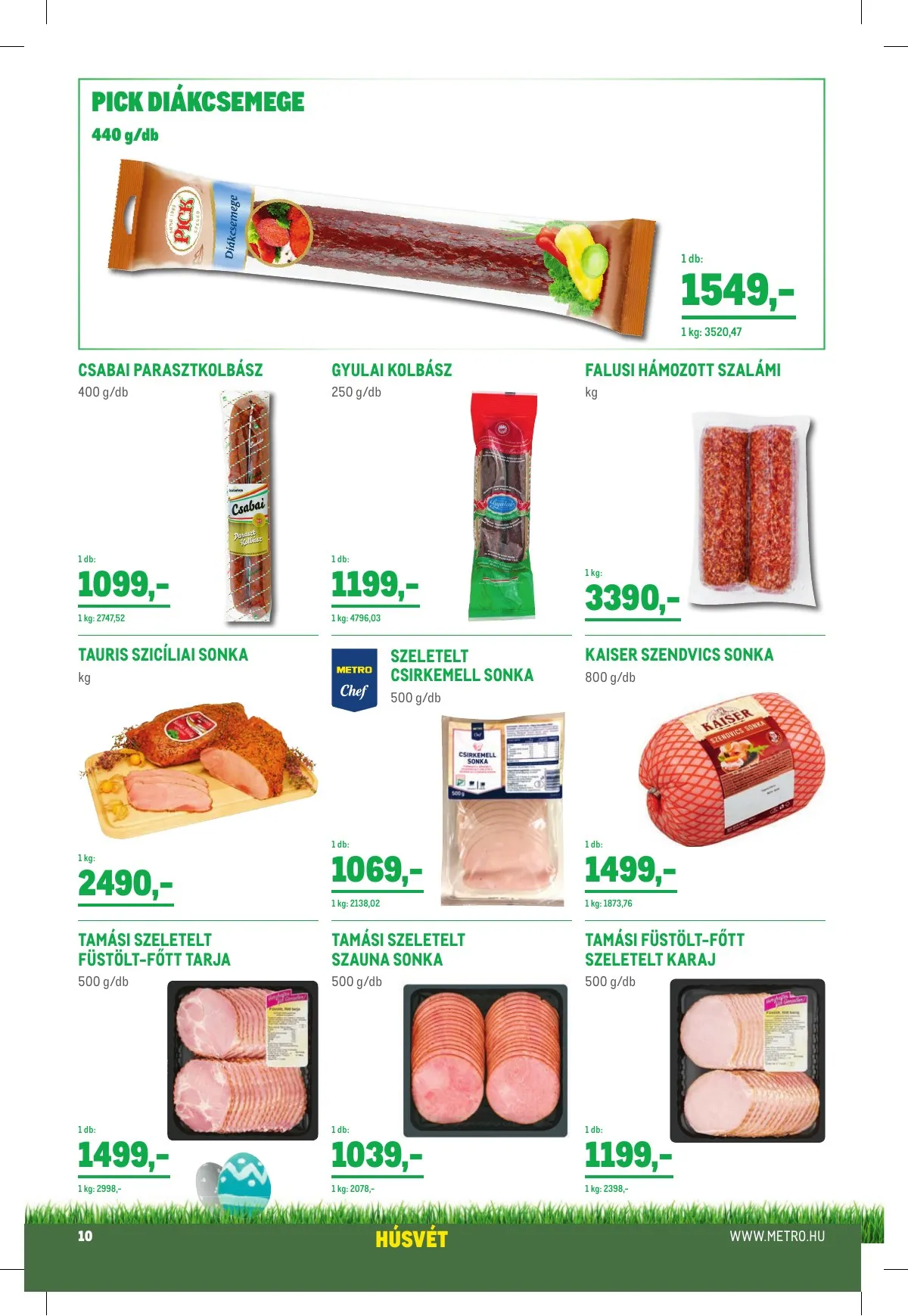 Metro akciós újság Kiskereskedoknek 03.16–04.19 – 10. oldal