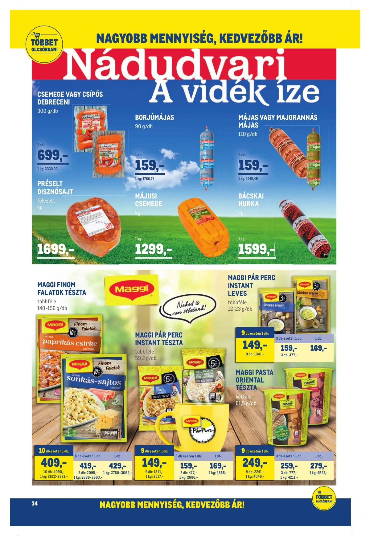 Metro akciós újság Kiskereskedoknek 03.16–04.19 – 14. oldal