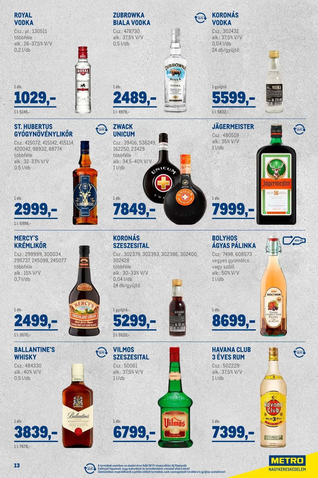 Metro akciós újság Kiskereskedoknek 10.01–10.31 – 5. oldal