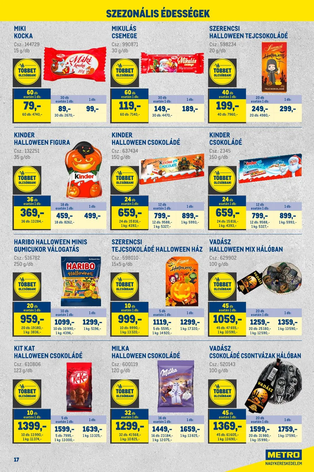 Metro akciós újság Kiskereskedoknek 10.01–10.31 – 9. oldal
