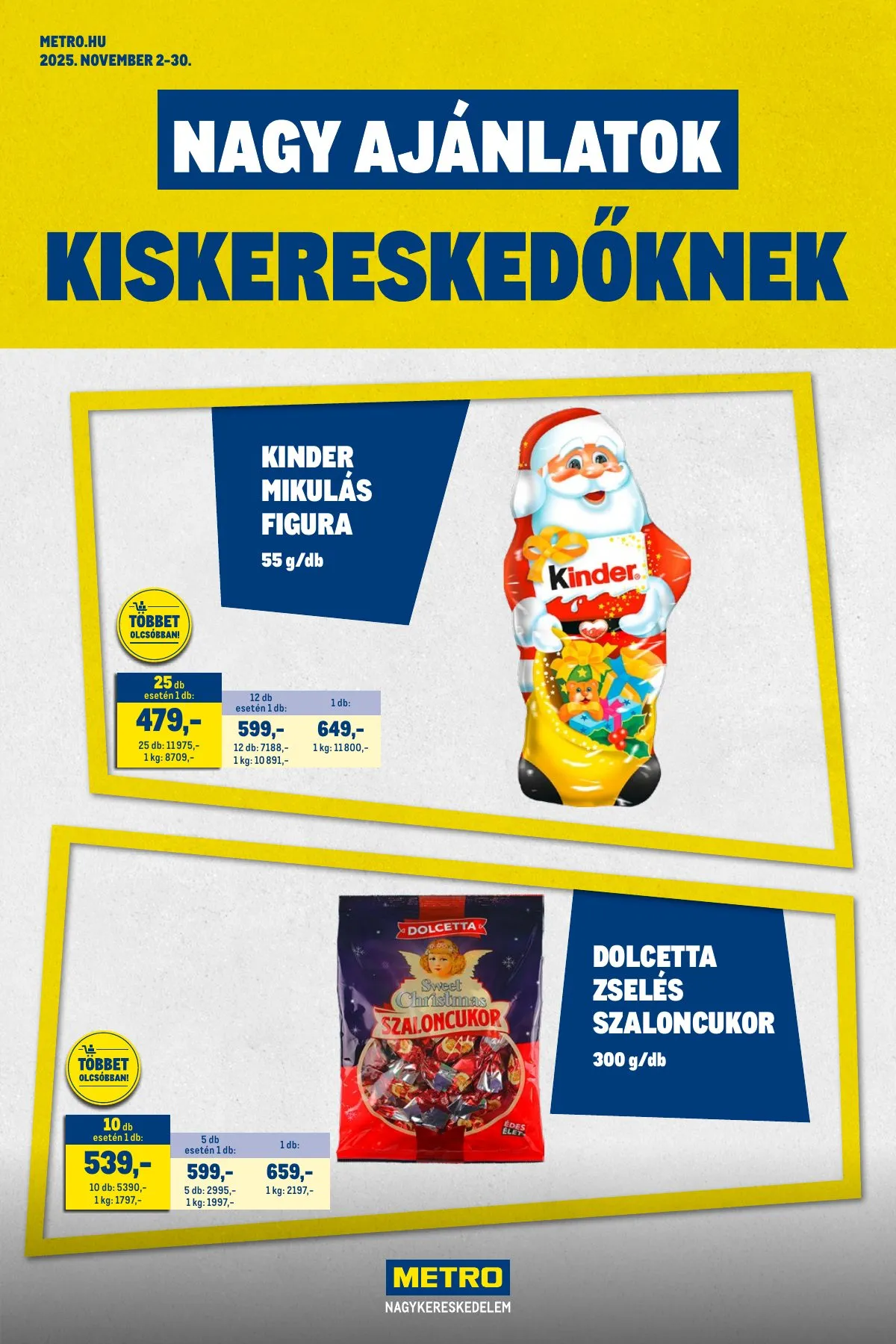 Metro akciós újság Kiskereskedoknek 11.02–11.30