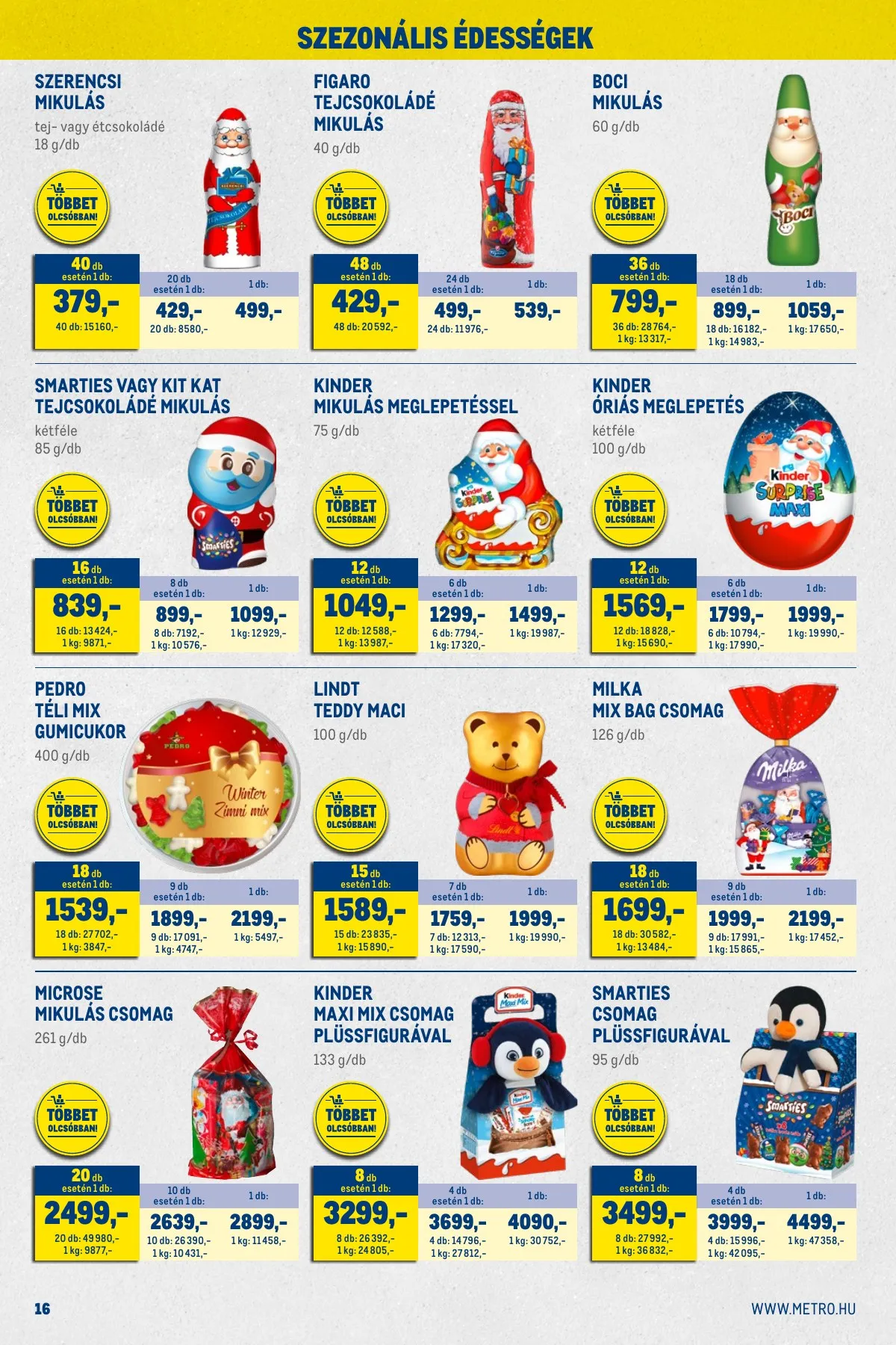 Metro akciós újság Kiskereskedoknek 12.01–12.31 – 16. oldal