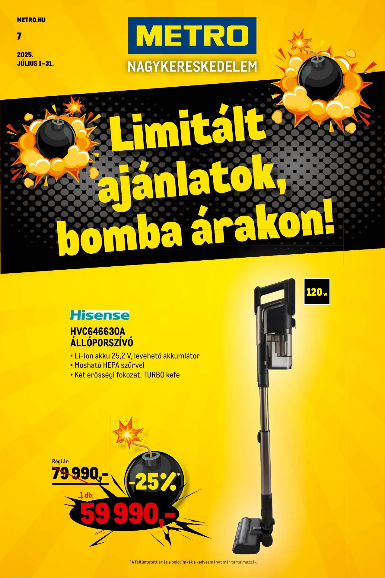 Metro akciós újság Limitalt 07.01–07.31