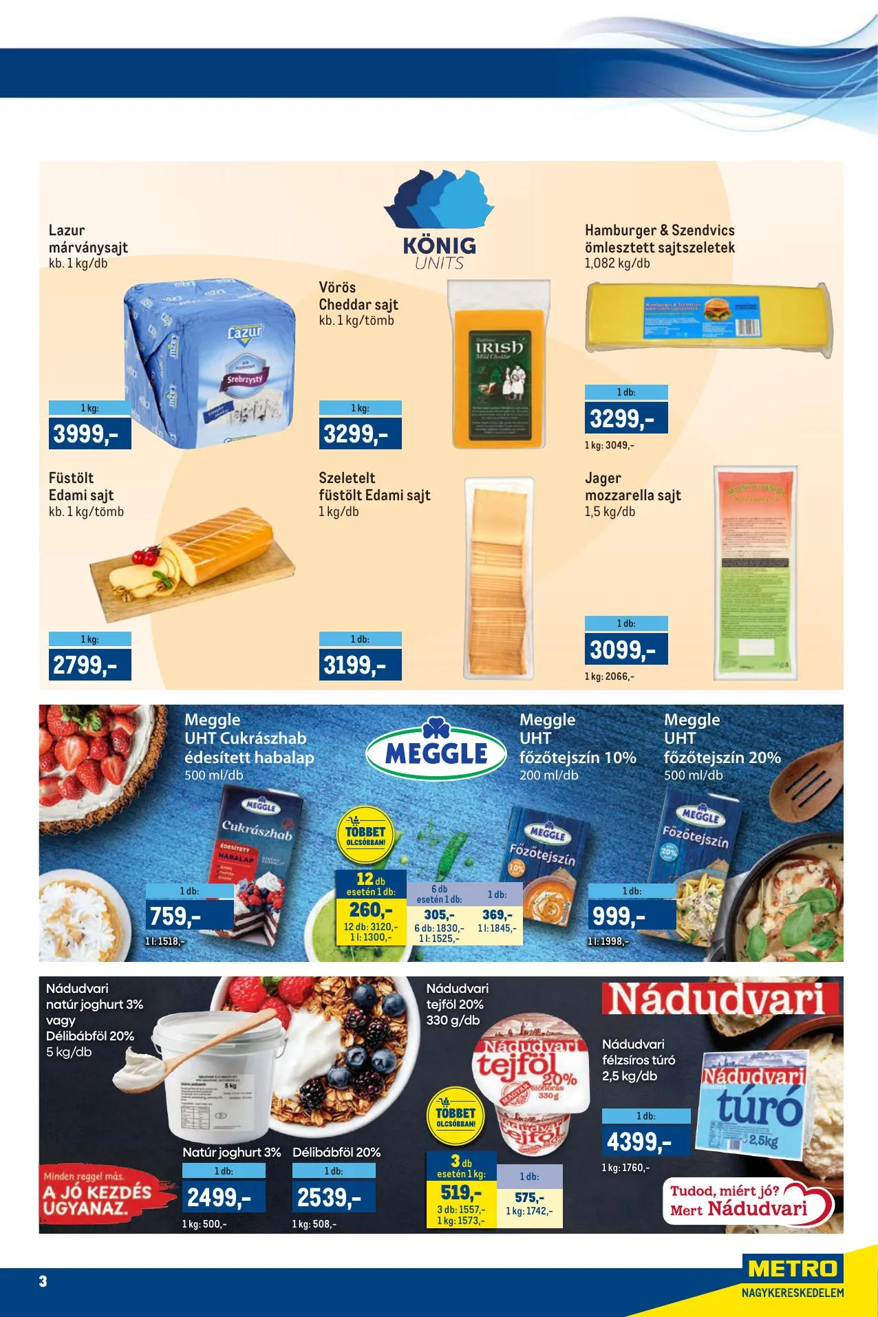 Metro akciós újság Markak katalógus 10.16–10.31 – 3. oldal