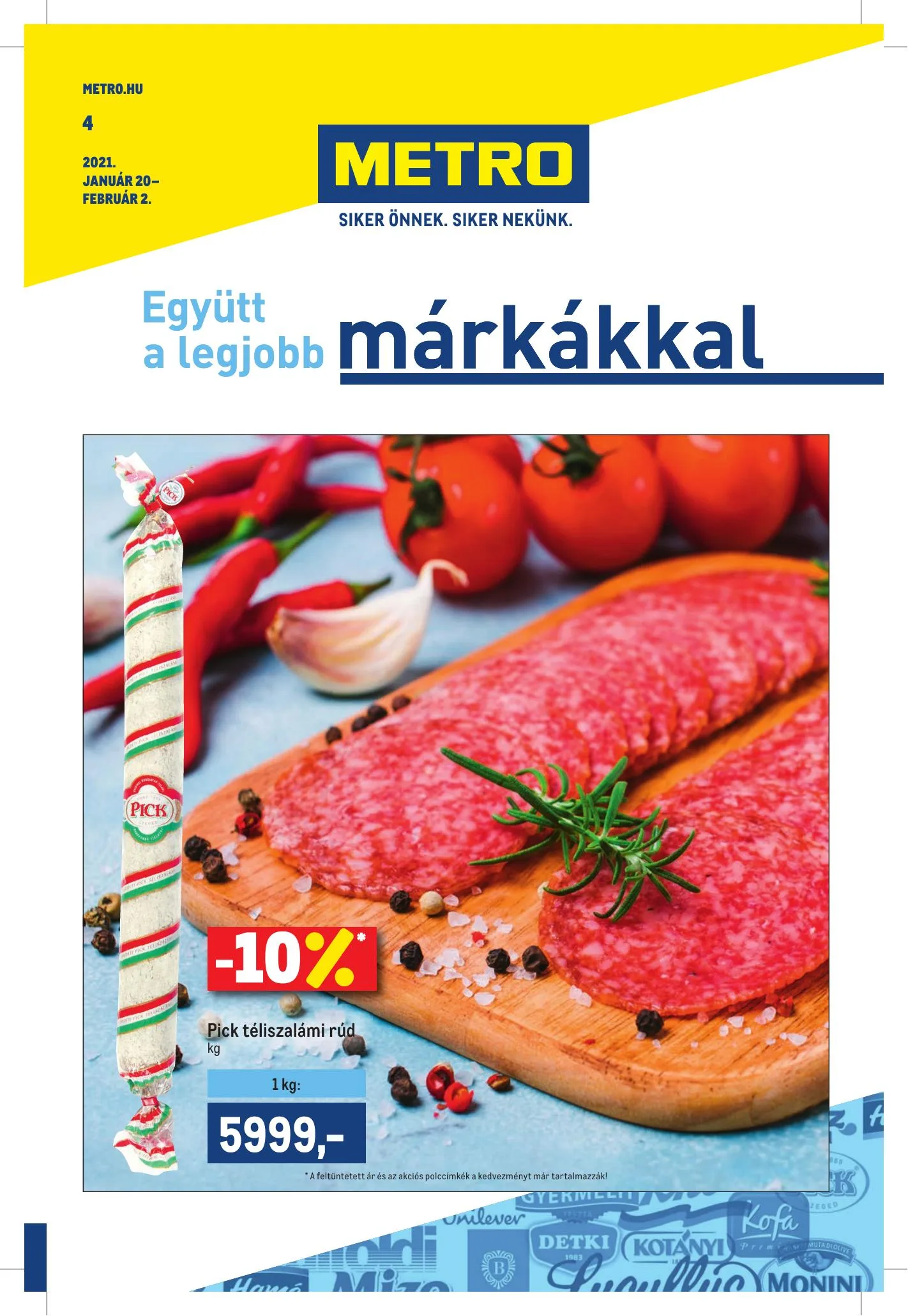 Metro akciós újság Markak 01.20–02.02