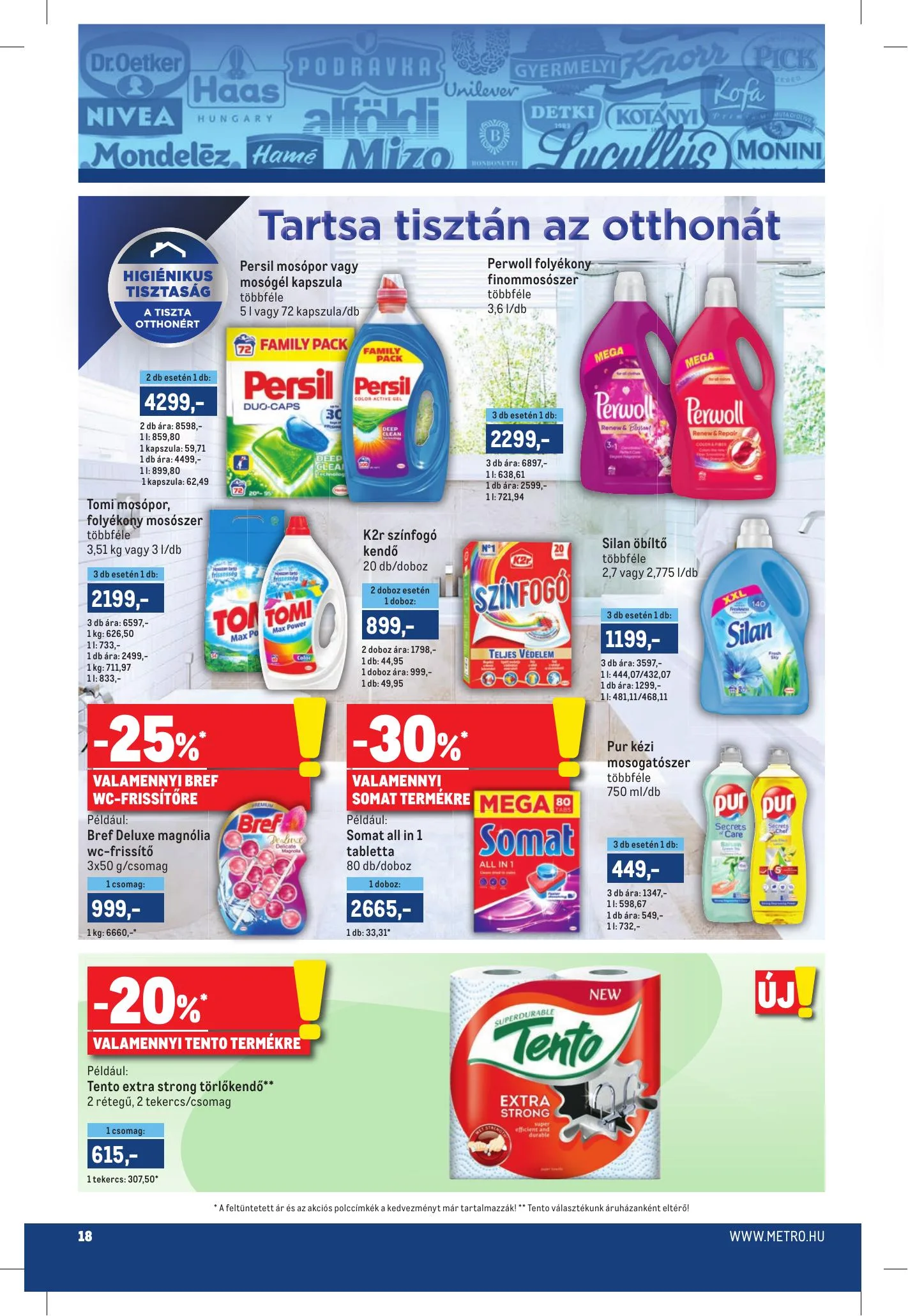 Metro akciós újság Markak 01.20–02.02 – 18. oldal