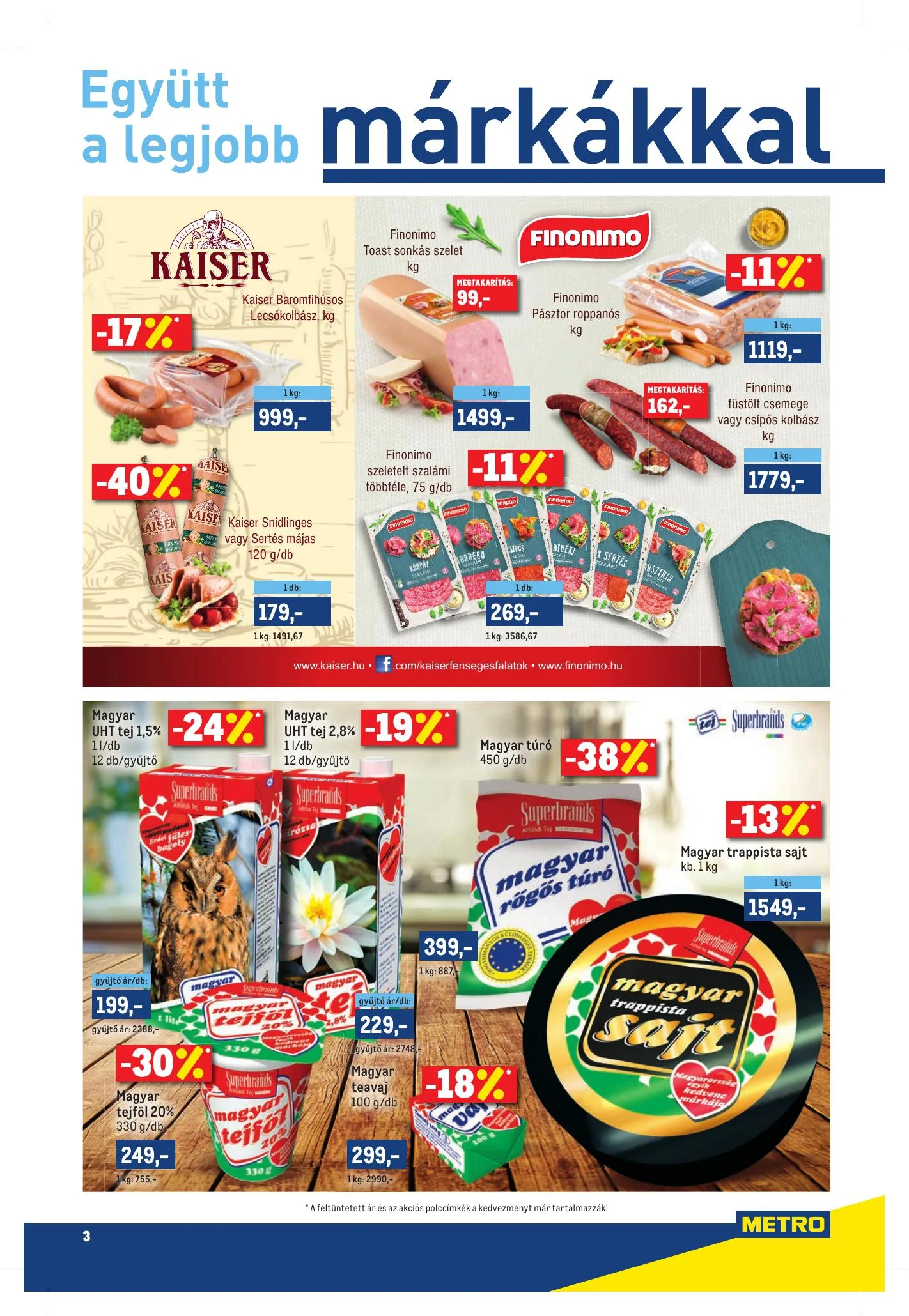 Metro akciós újság Markak 01.20–02.02 – 3. oldal