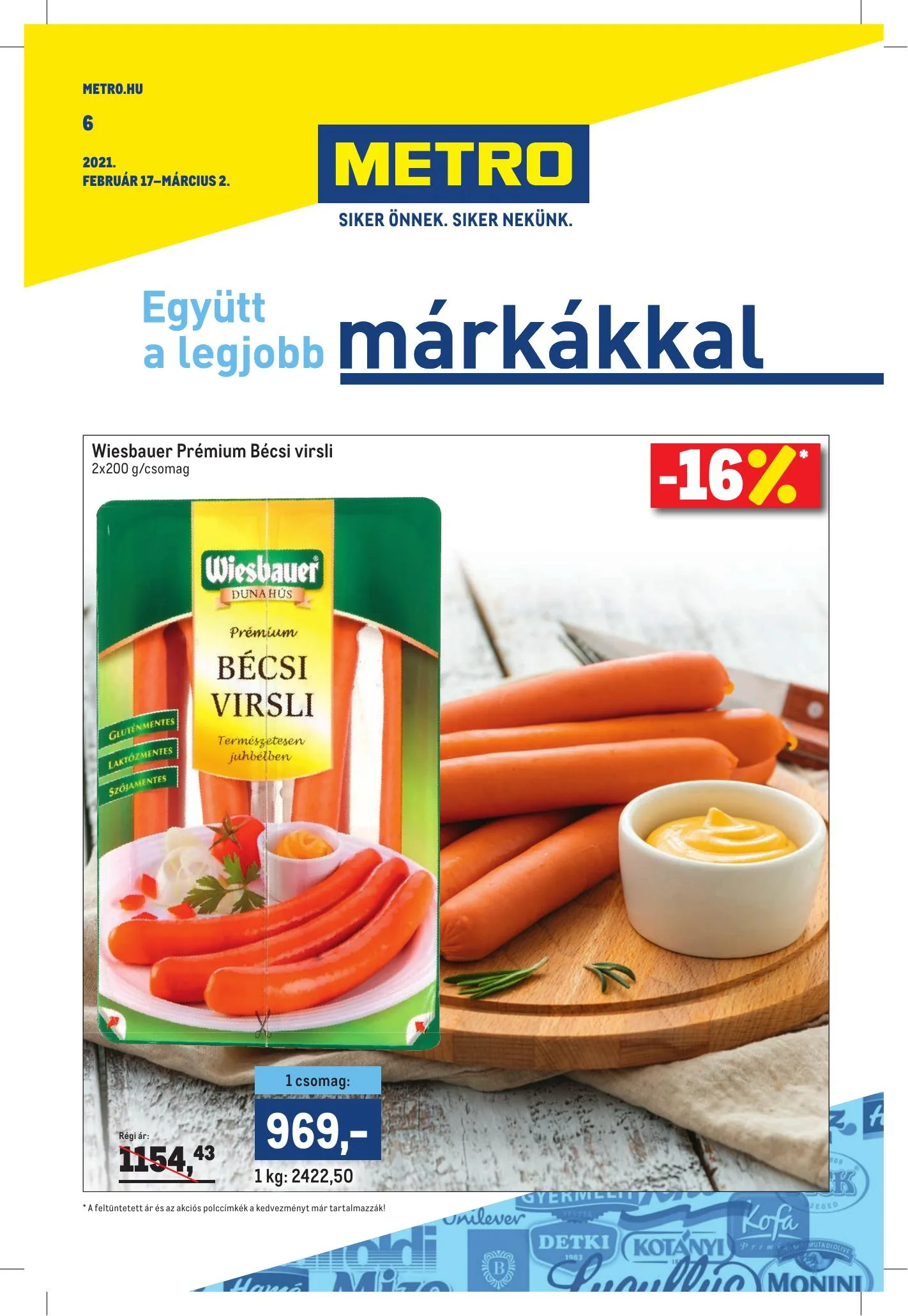 Metro akciós újság Markak 02.17–03.02