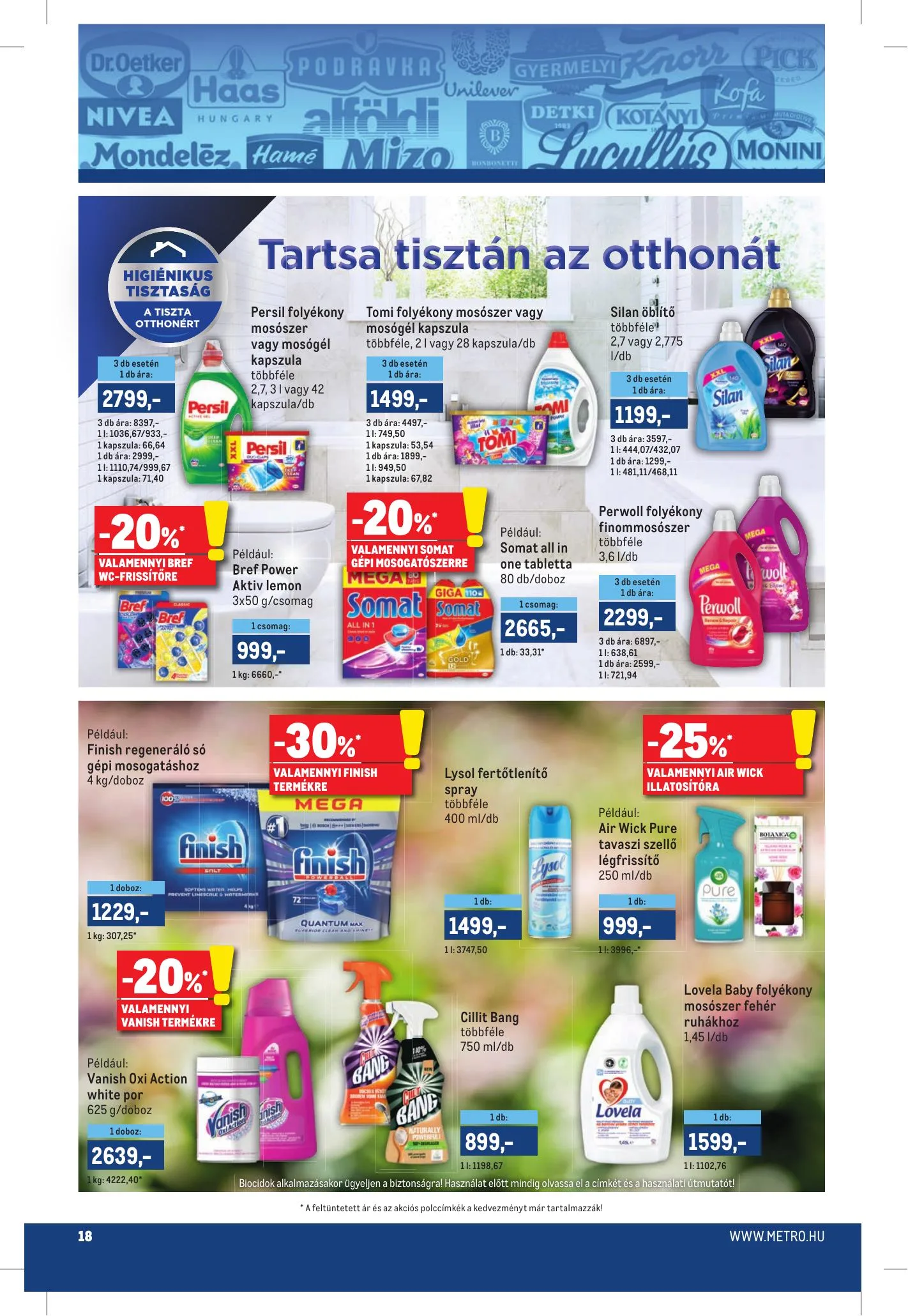 Metro akciós újság Markak 02.17–03.02 – 18. oldal