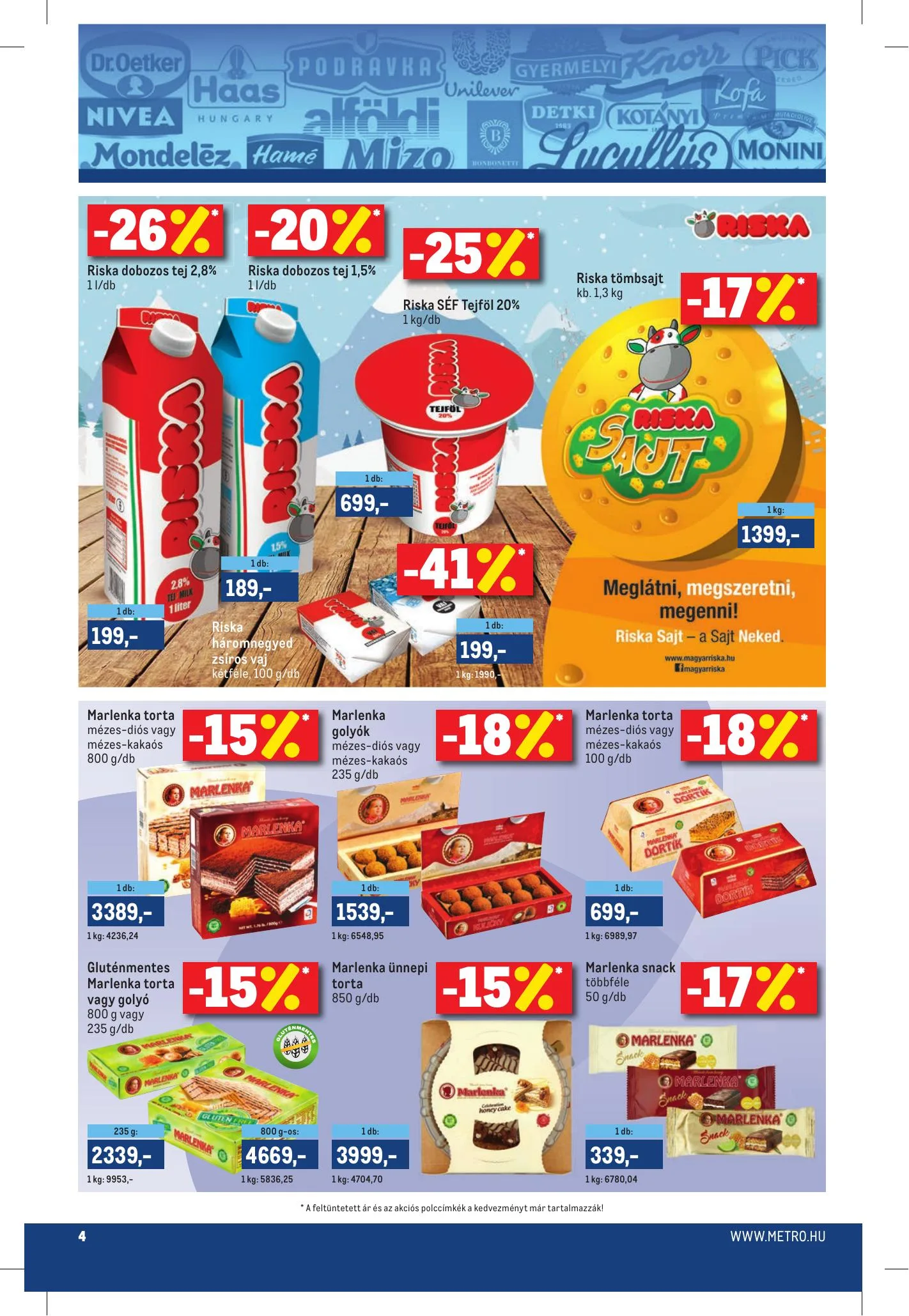 Metro akciós újság Markak 02.17–03.02 – 4. oldal