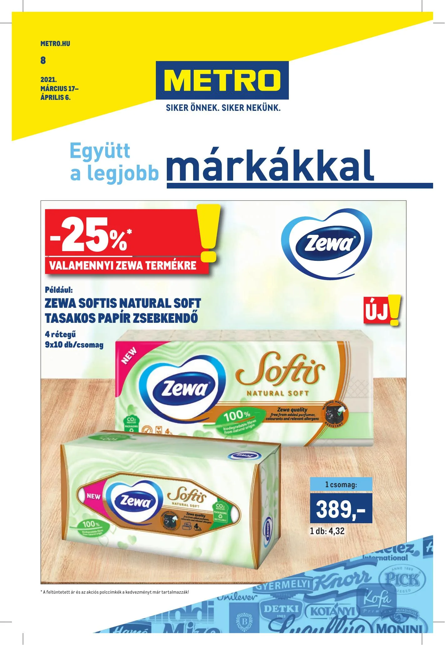 Metro akciós újság Markak 03.17–04.06