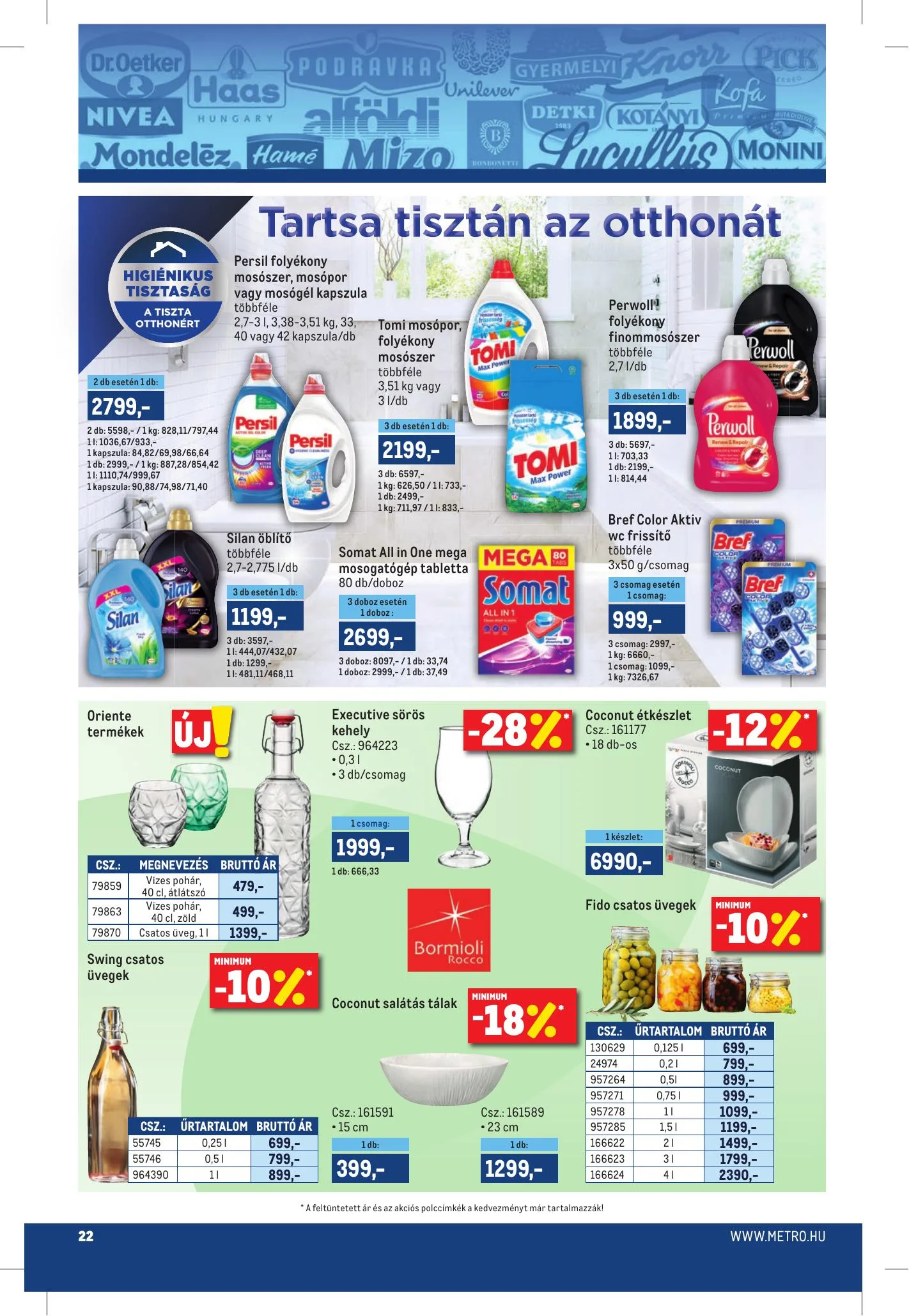 Metro akciós újság Markak 05.05–05.18 – 22. oldal