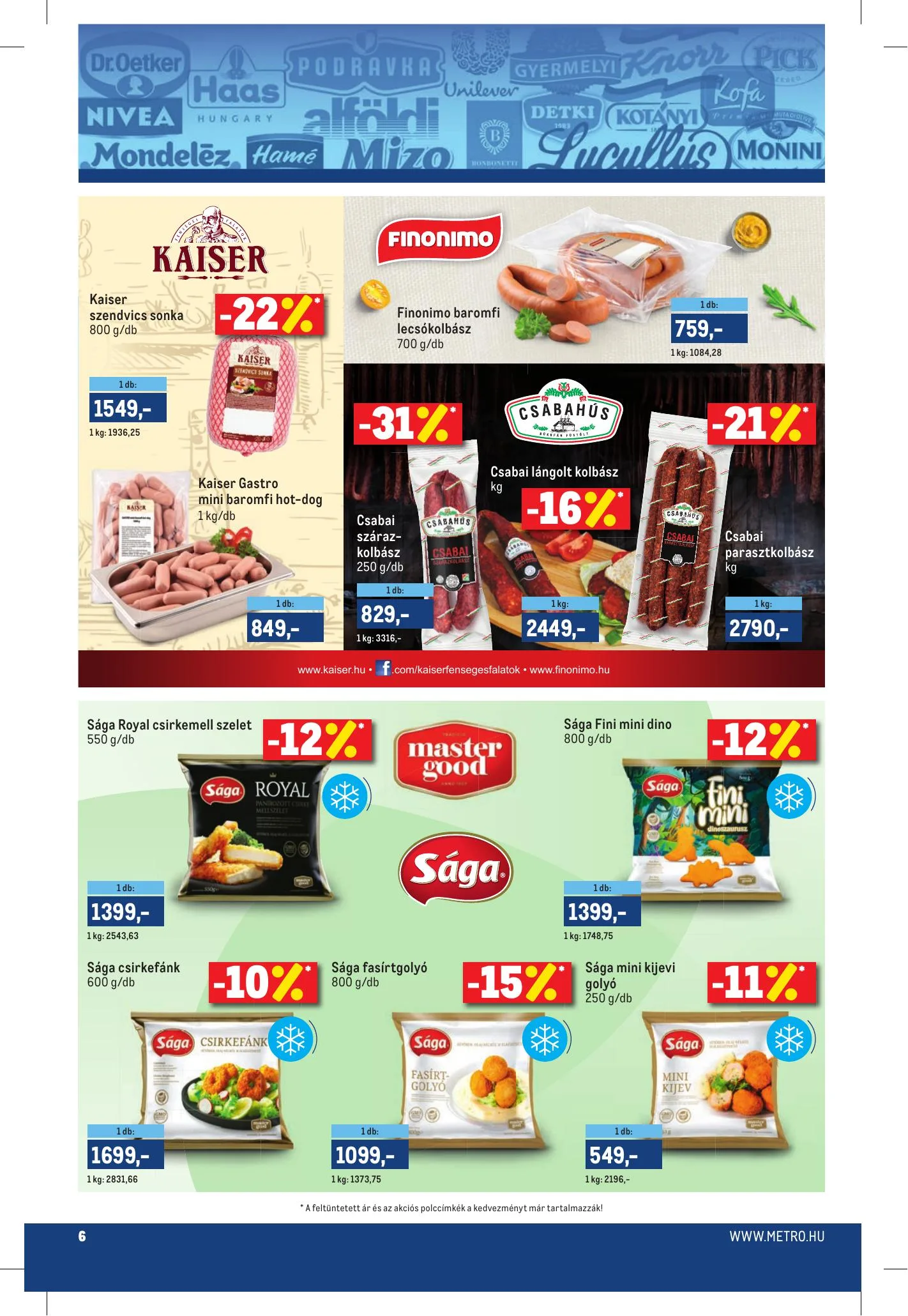 Metro akciós újság Markak 05.05–05.18 – 6. oldal