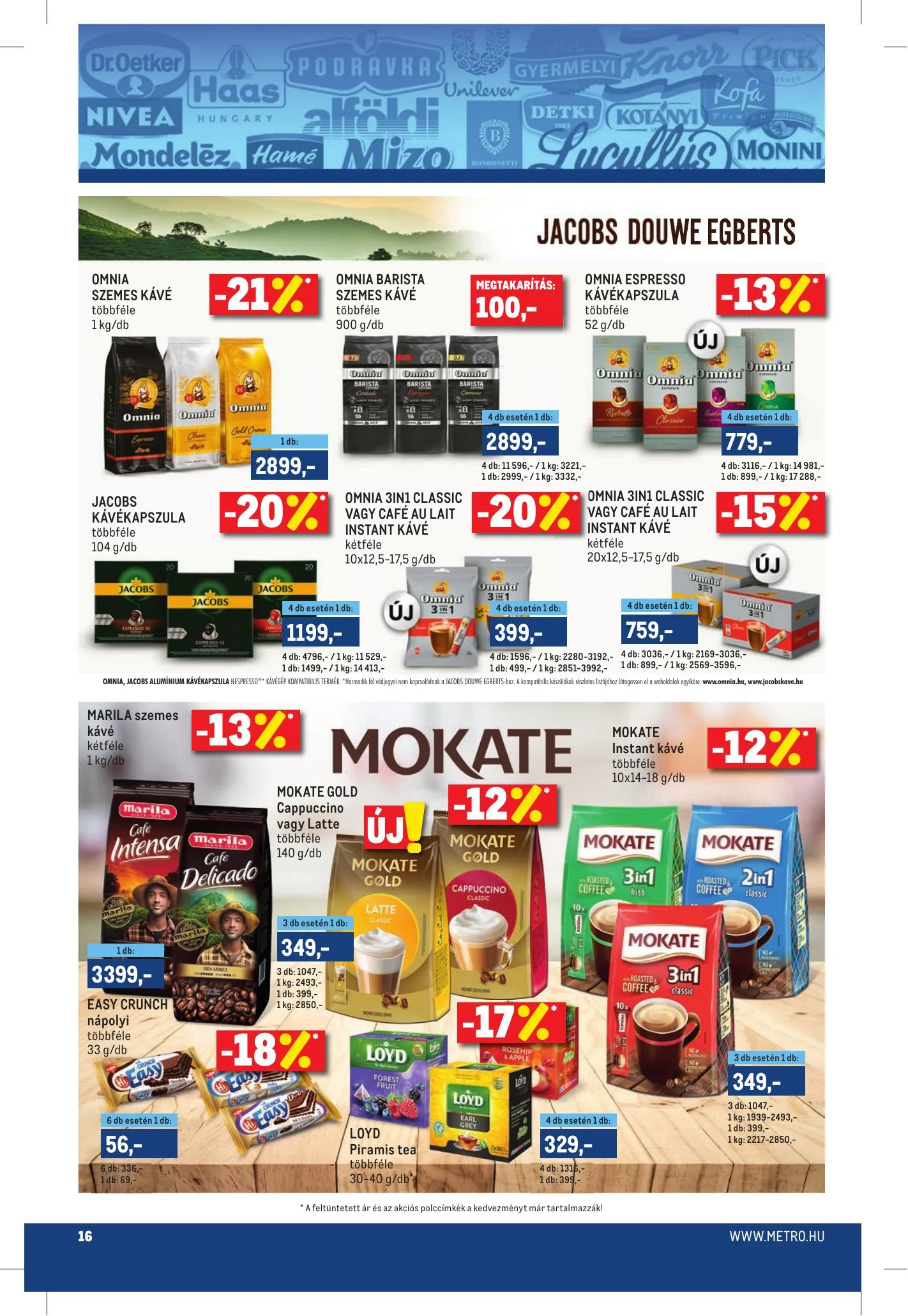 Metro akciós újság Markak 08.11–08.24 – 16. oldal