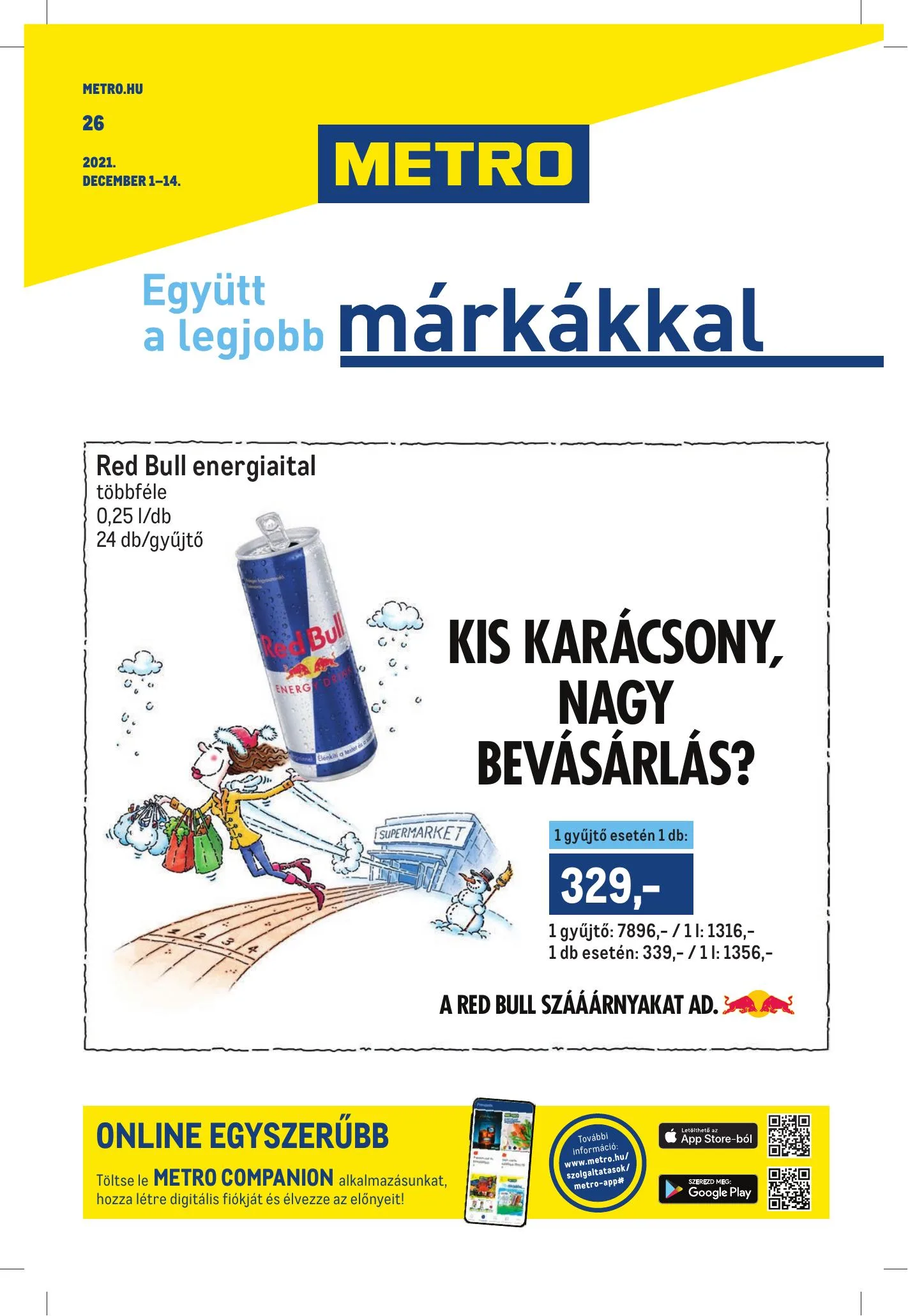 Metro akciós újság Markak 12.01–12.14