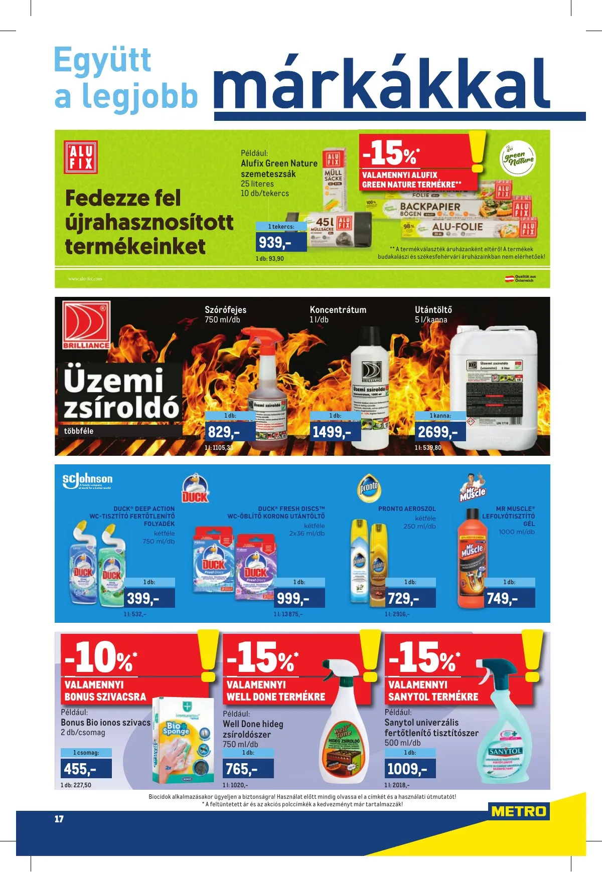 Metro akciós újság Markak 01.19–01.19 – 17. oldal