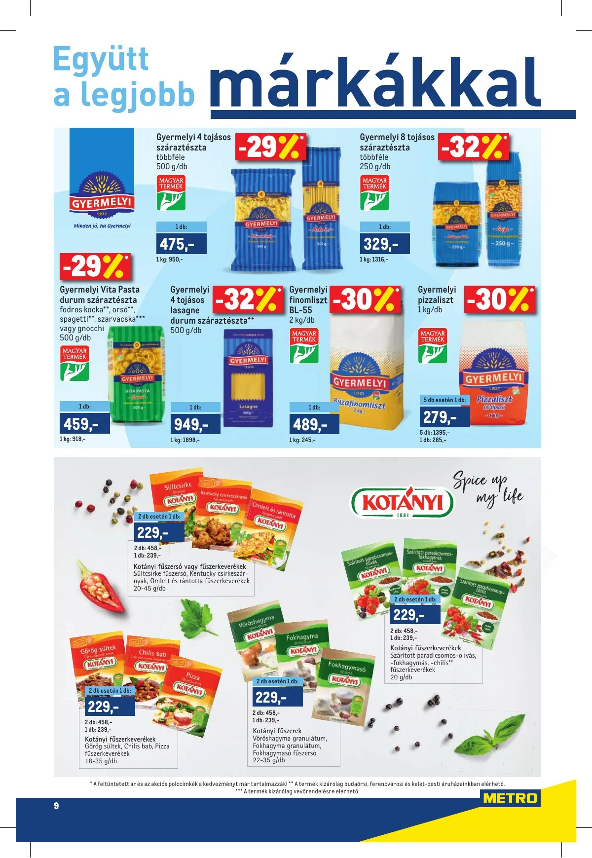 Metro akciós újság Markak 01.19–01.19 – 9. oldal