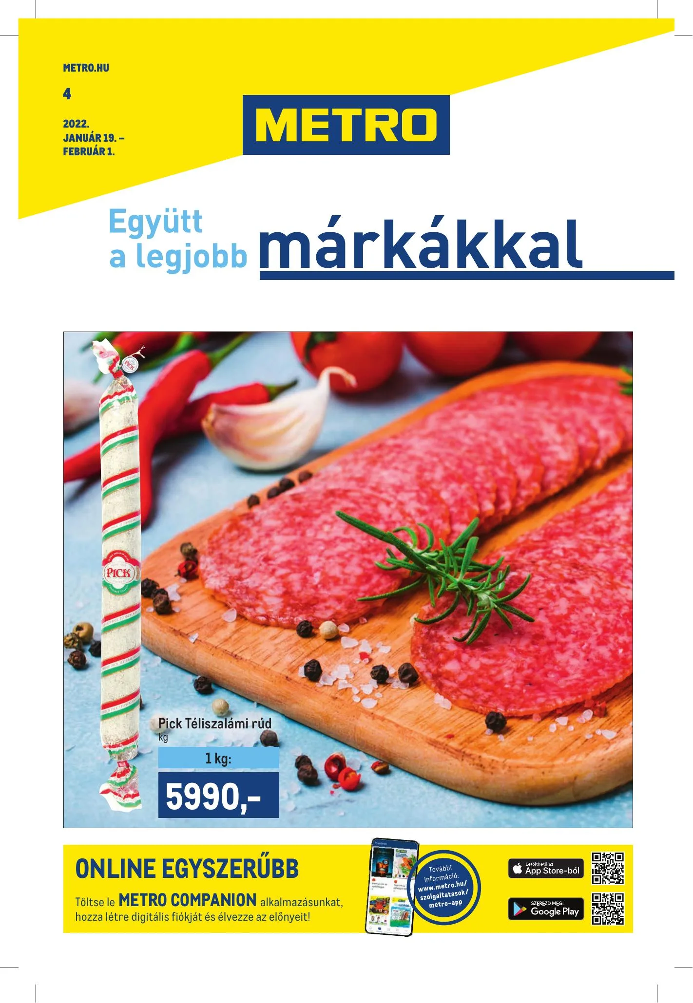 Metro akciós újság Markak 01.19–02.01