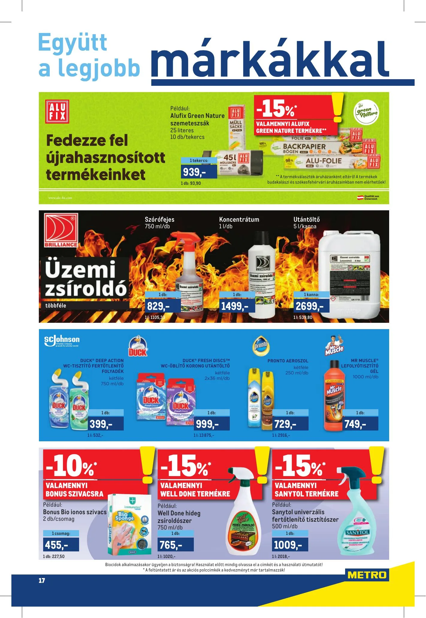 Metro akciós újság Markak 01.19–02.01 – 17. oldal