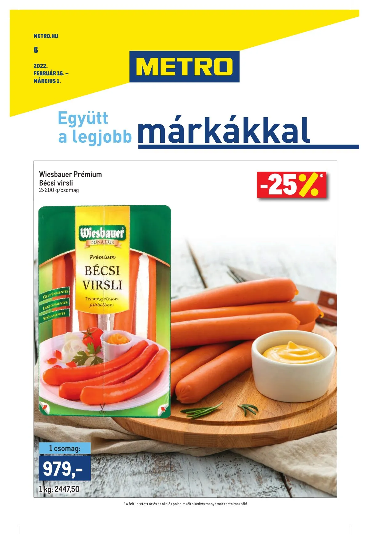 Metro akciós újság Markak 02.16–03.01