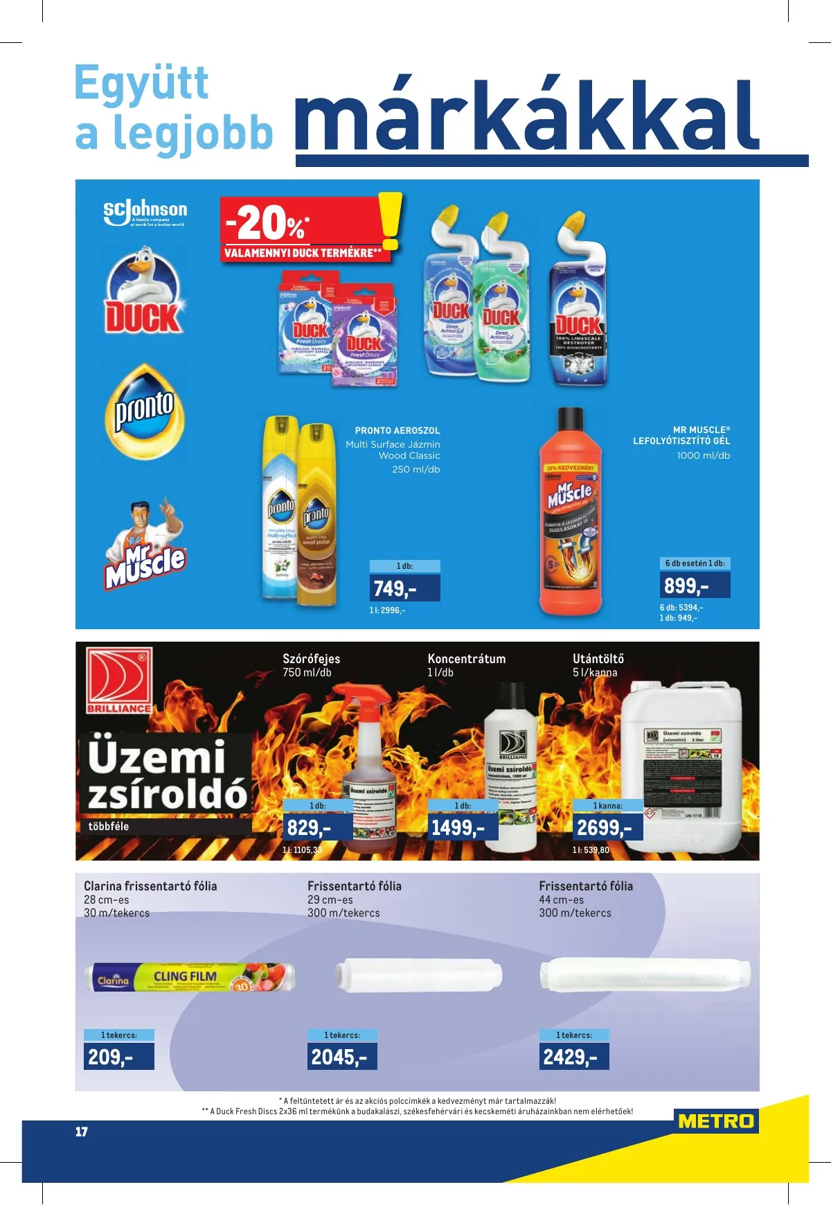 Metro akciós újság Markak 02.16–03.01 – 17. oldal