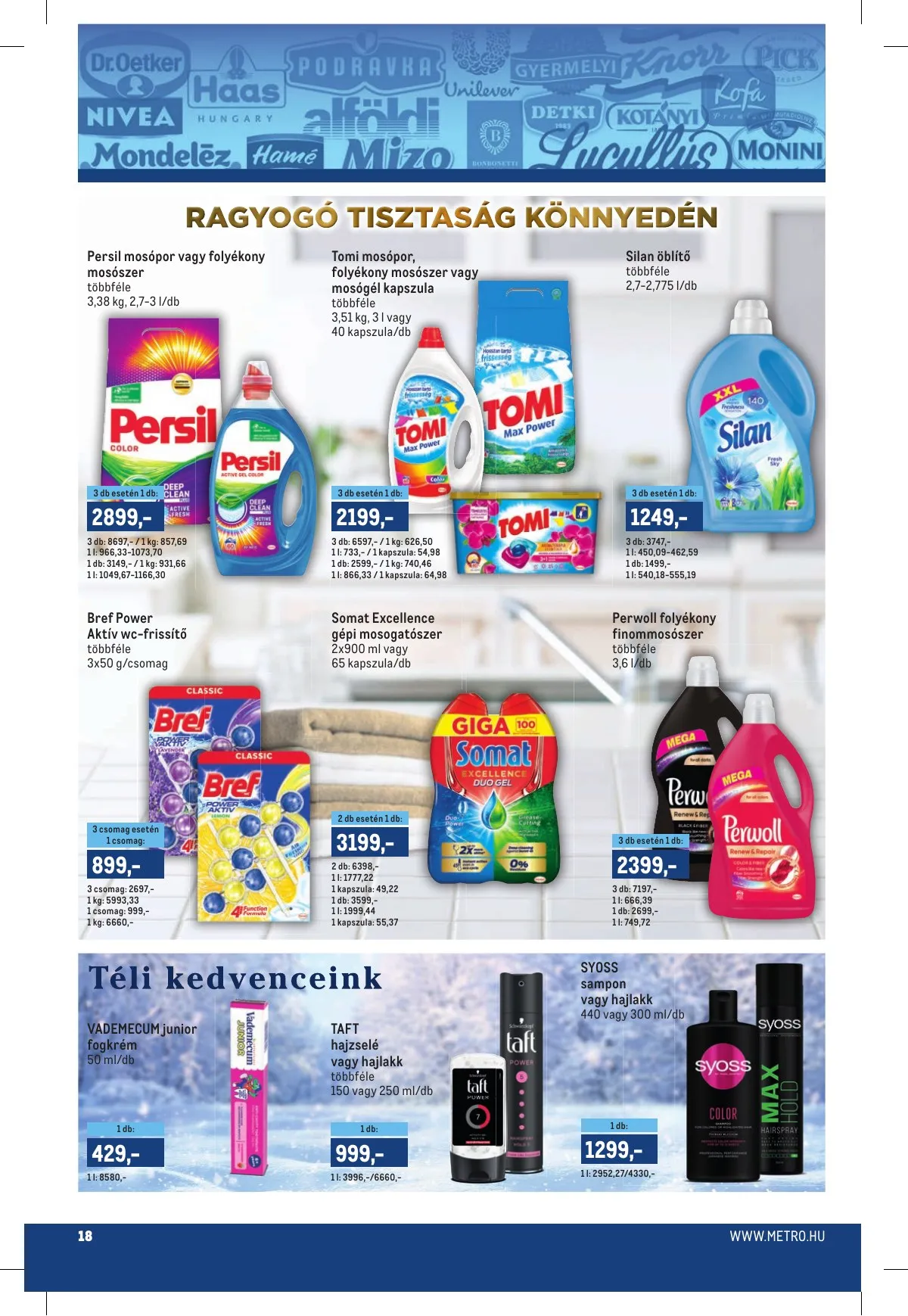 Metro akciós újság Markak 02.16–03.01 – 18. oldal