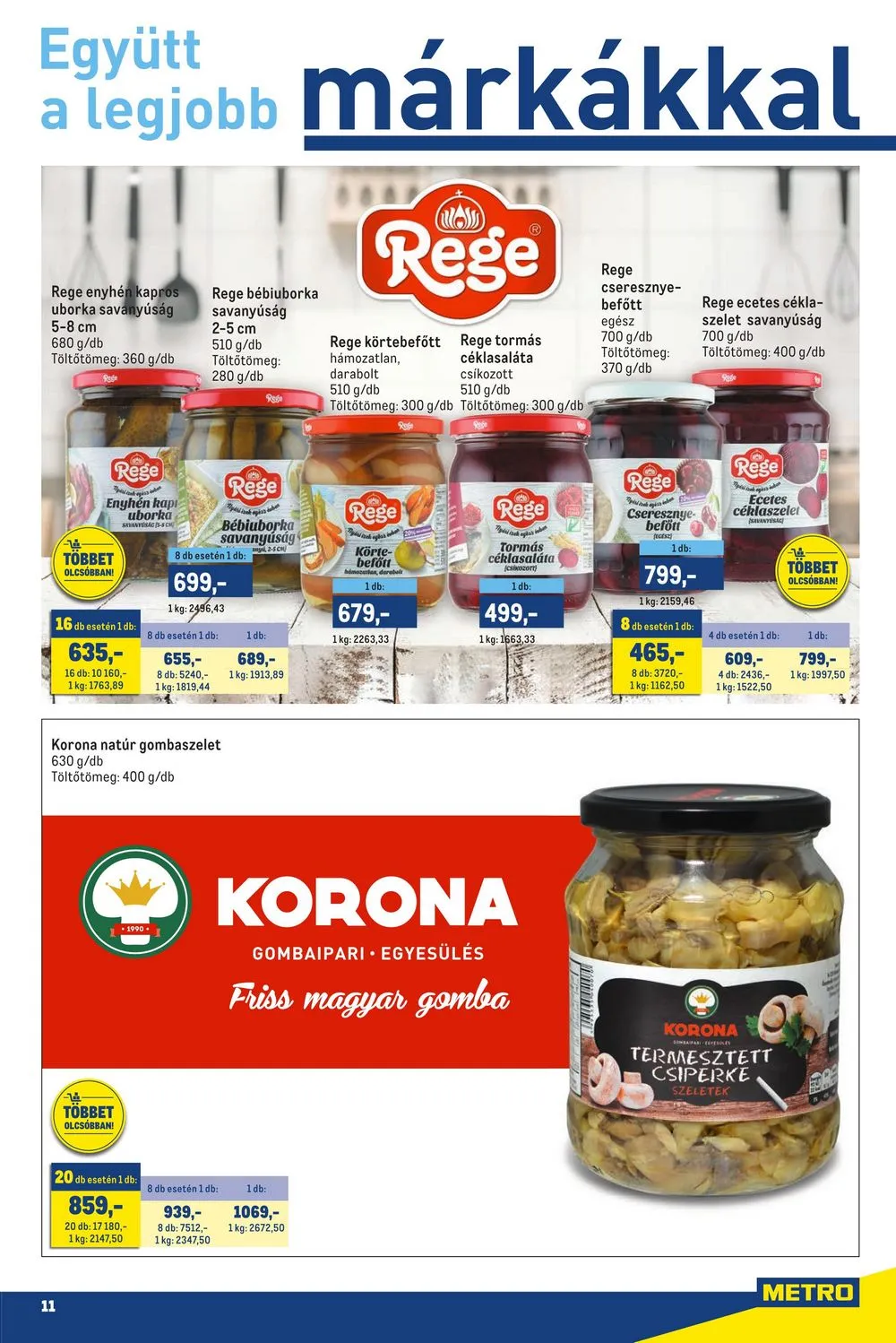Metro akciós újság Markak 03.29–04.18 – 11. oldal