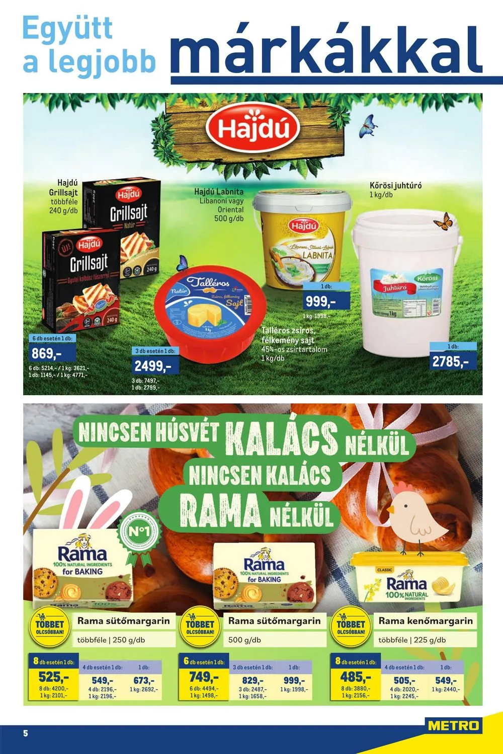 Metro akciós újság Markak 03.29–04.18 – 5. oldal